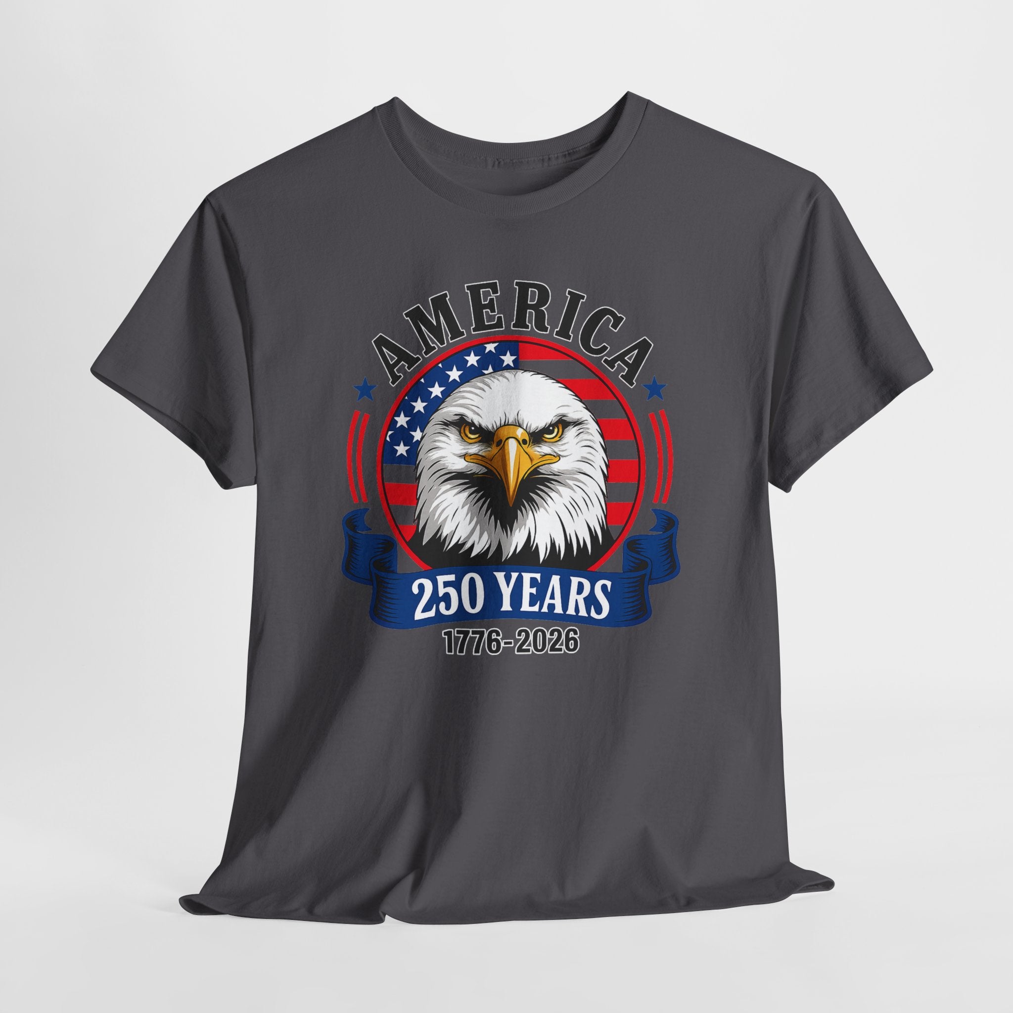 America 250 Years T-Shirt – Bald Eagle 1776–2026 Patriotic Tee