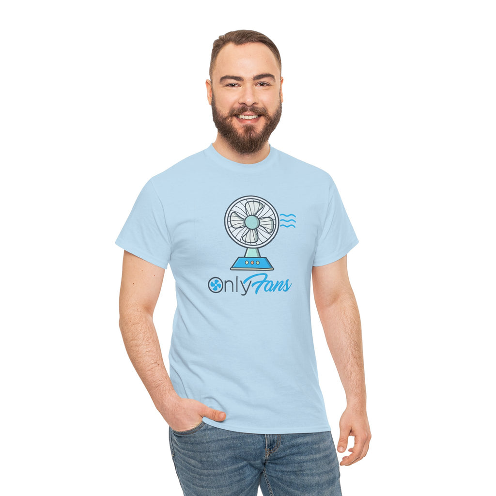 Only Fans Graphic Tee — Cute Fan Illustration Novelty T-Shirt