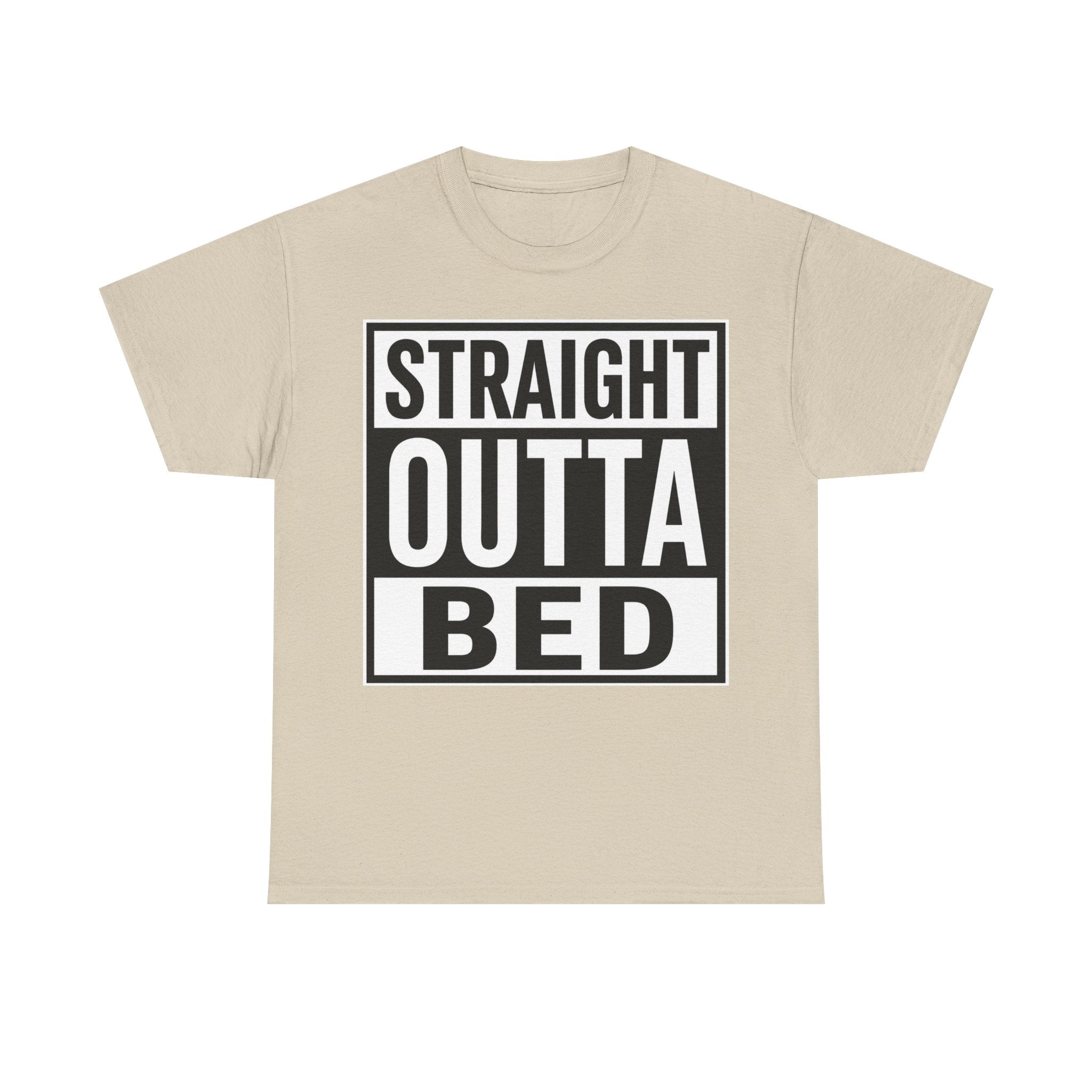 Straight Outta Bed T-Shirt — Funny Morning Graphic Tee