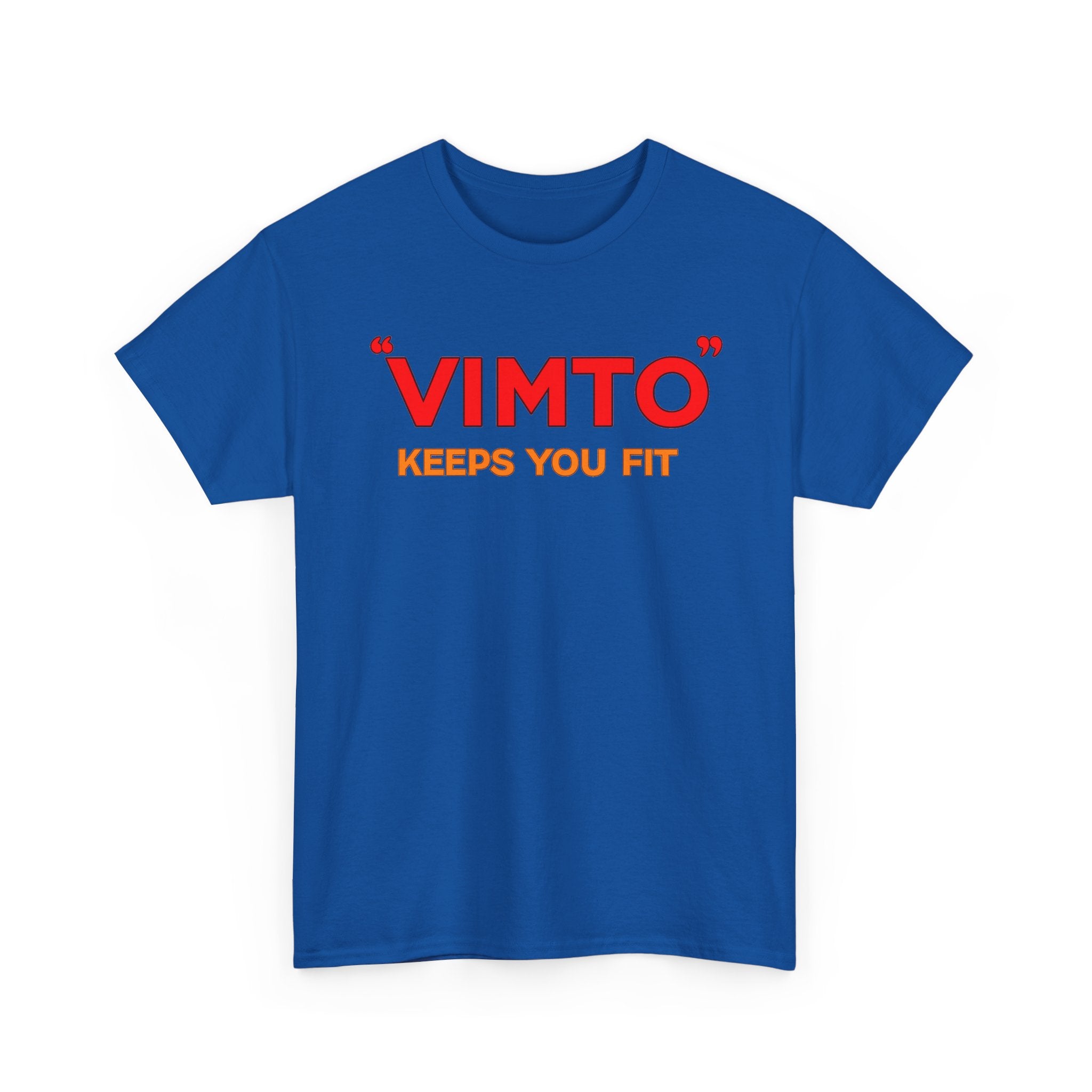 VIMTO "Keeps You Fit" Graphic Tee — Retro Beverage Logo T-Shirt