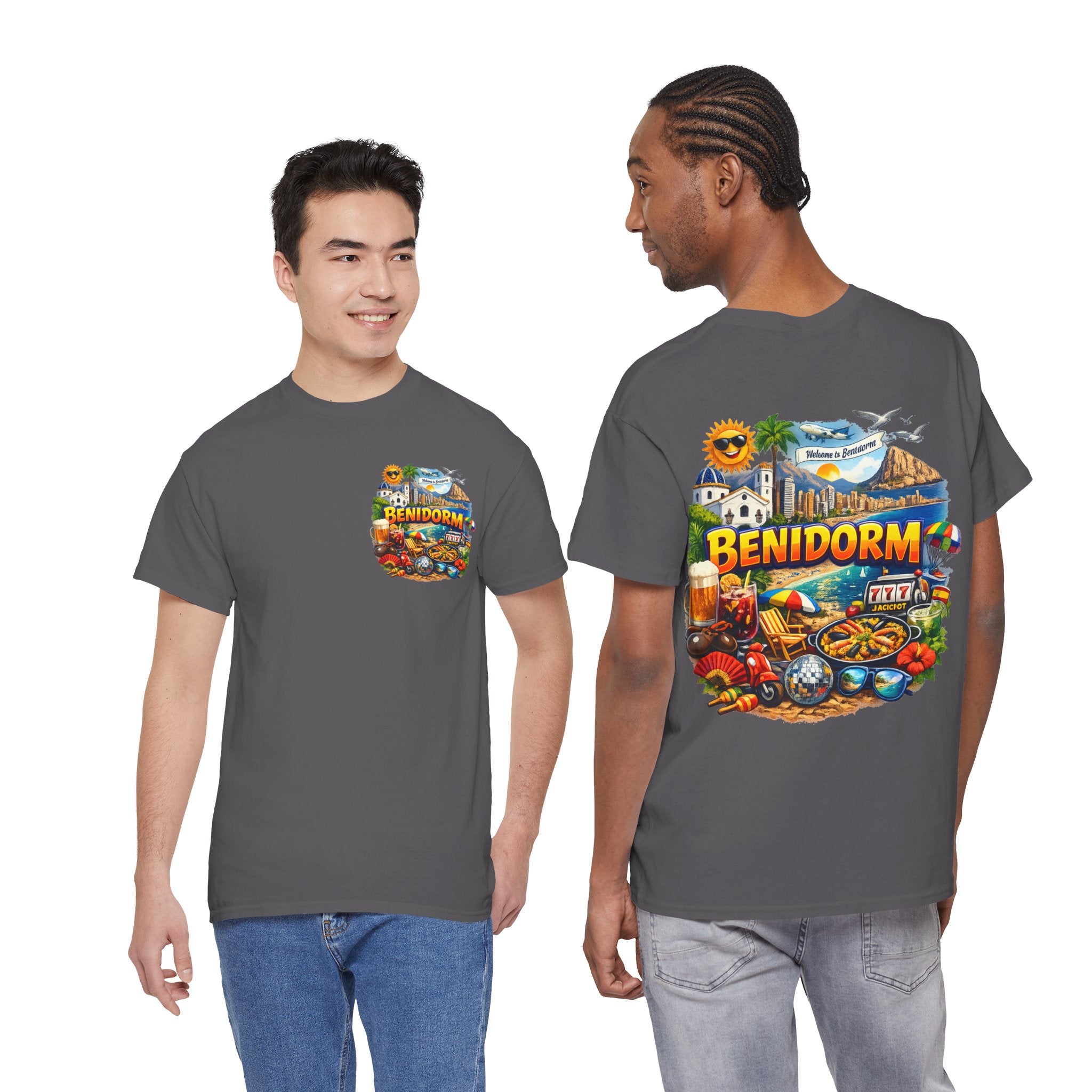 Benidorm Souvenir T‑Shirt — Spain Beach Holiday Graphic Tee
