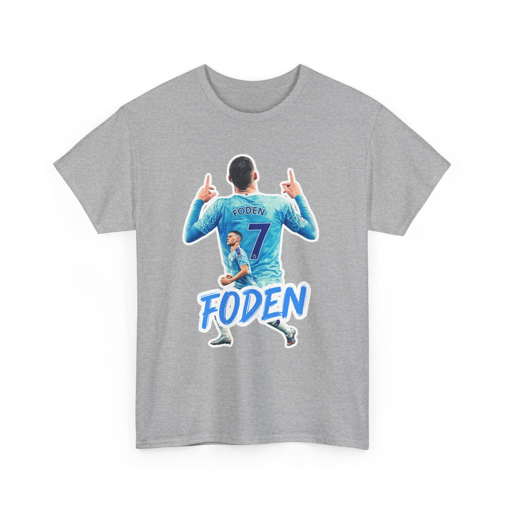 Phil Foden #7 Soccer T‑Shirt — Manchester City Fan Jersey Tribute