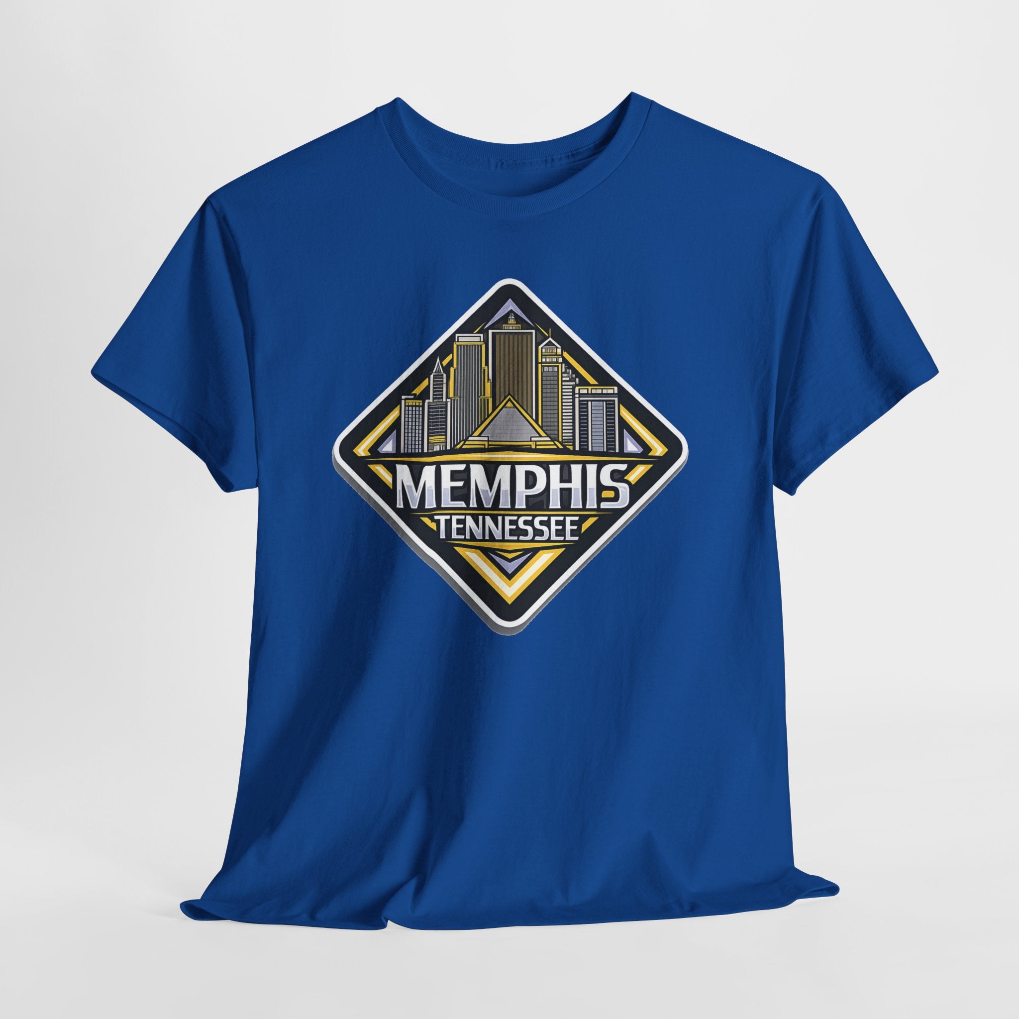 Memphis Tennessee Skyline T‑Shirt — Retro City Badge Tee