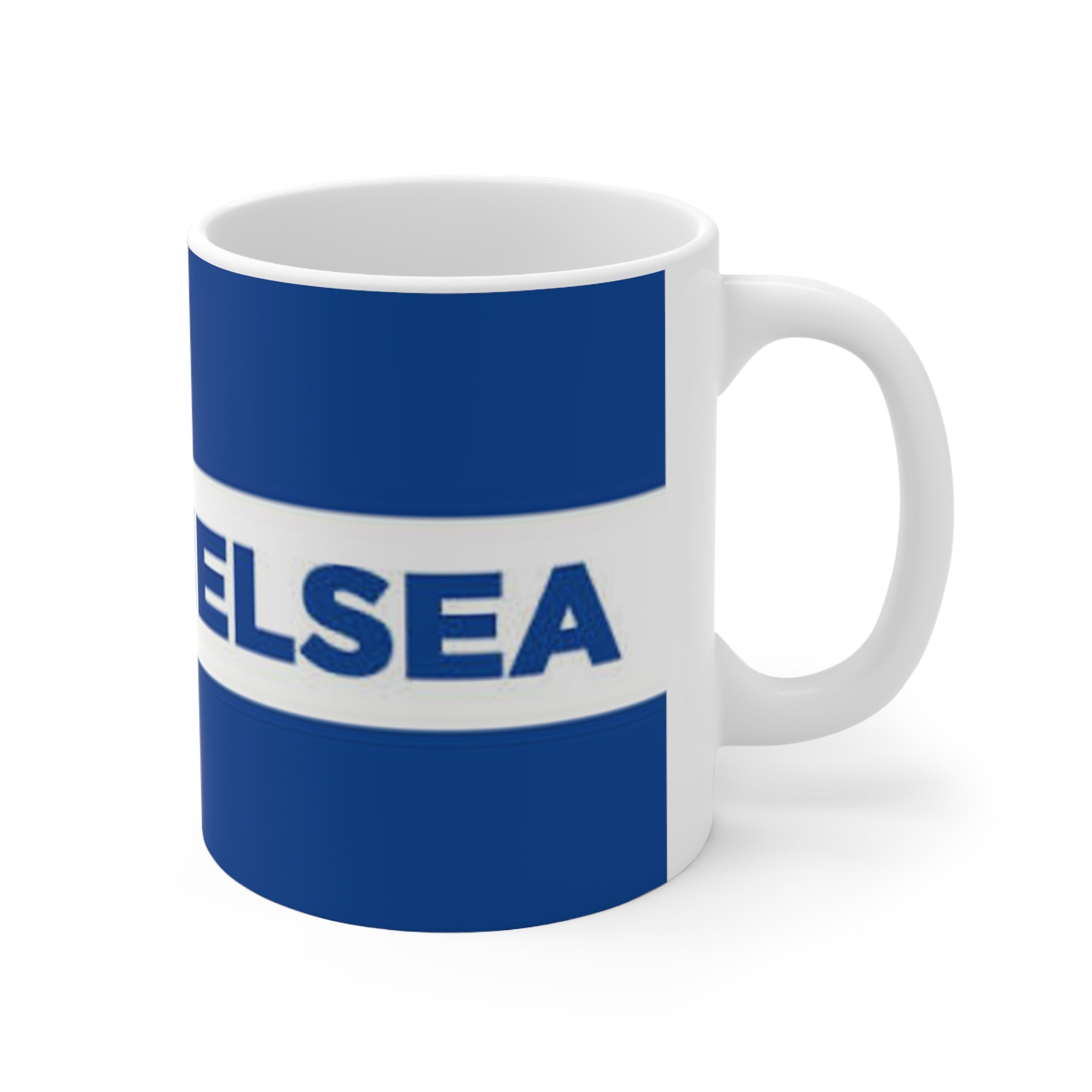 Chelsea Football Club Coffee Mug — Blue Crest Ceramic Mug (11oz & 15oz)