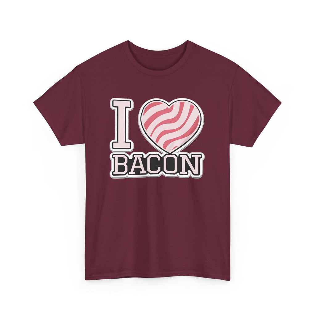 I Heart Bacon T-Shirt — Funny Novelty Bacon Lover Tee