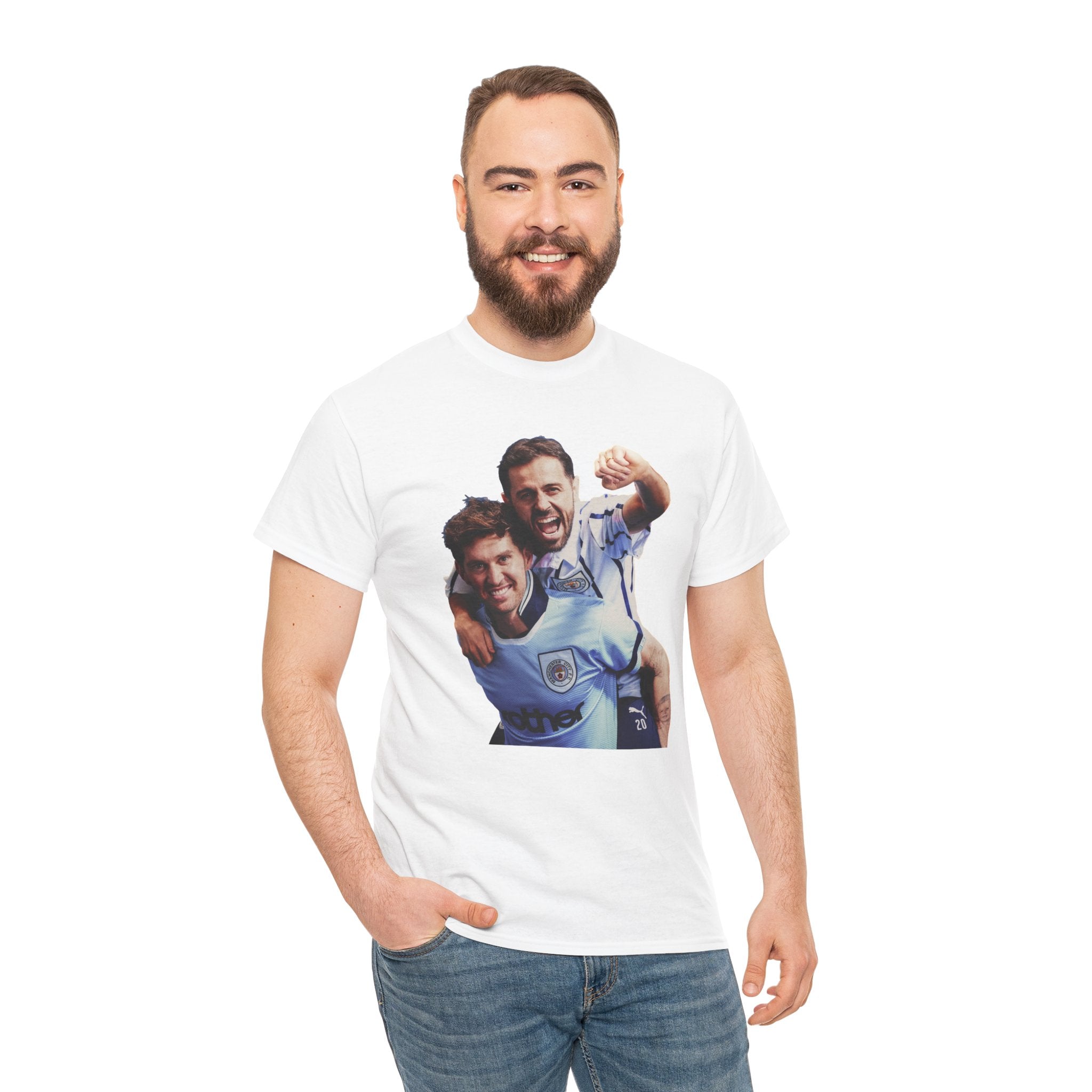 Bernardo Silva & John Stones Manchester City Legends T-Shirt