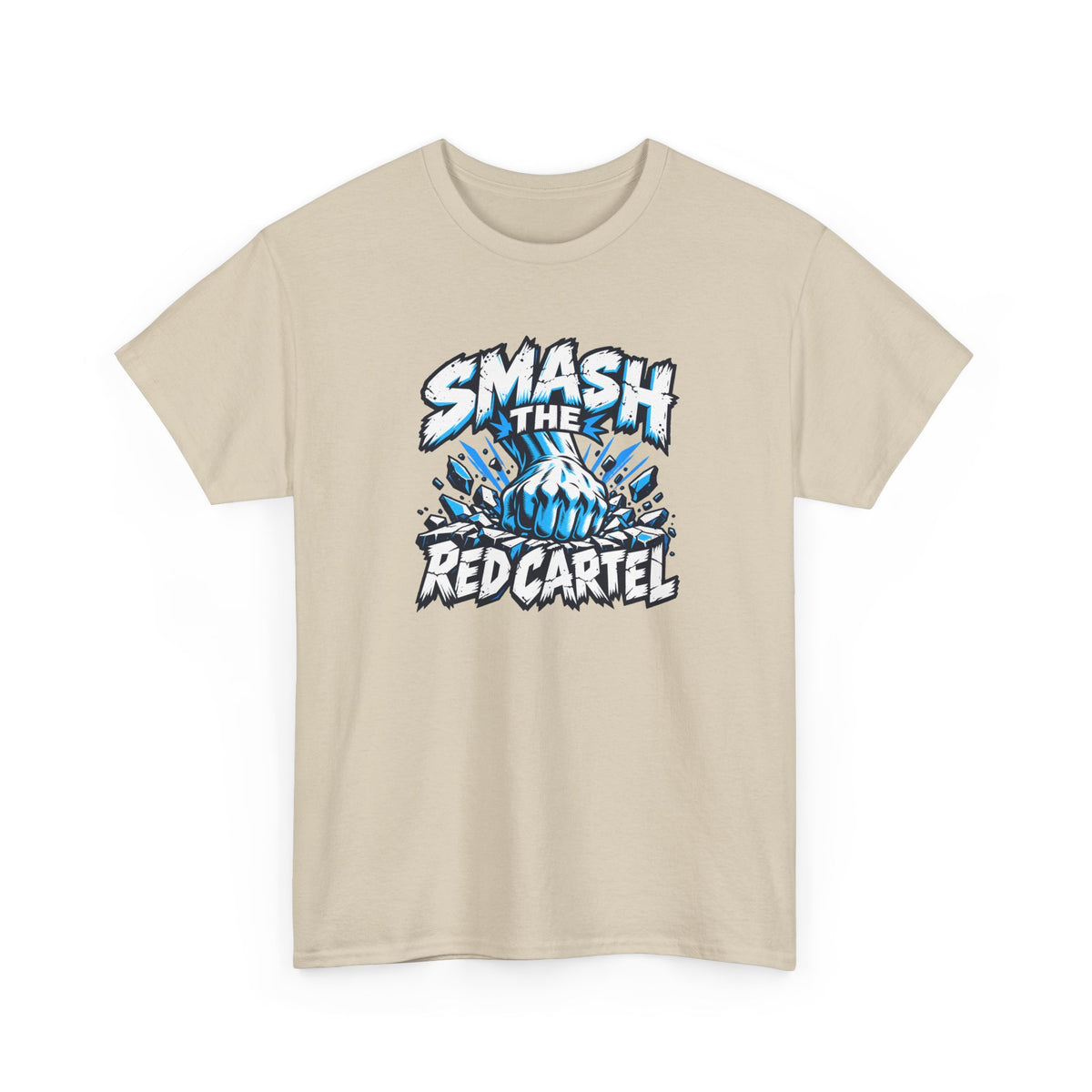 Smash the Red Cartel Unisex Heavy Cotton T-Shirt / Tee