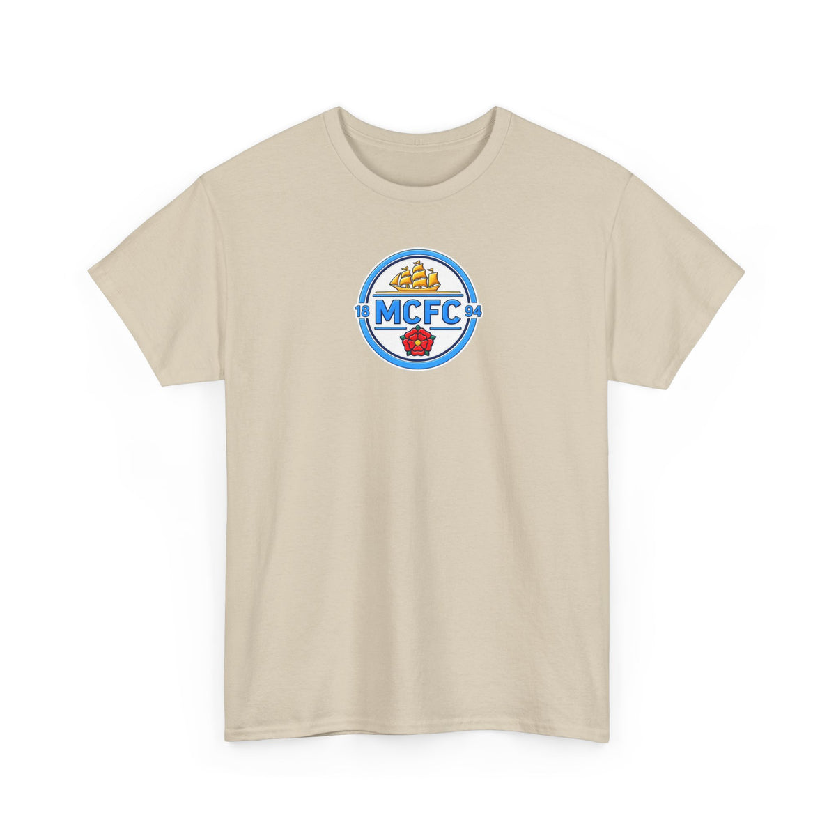 MCFC Retro Crest T‑Shirt — Vintage Soccer Fan Tee