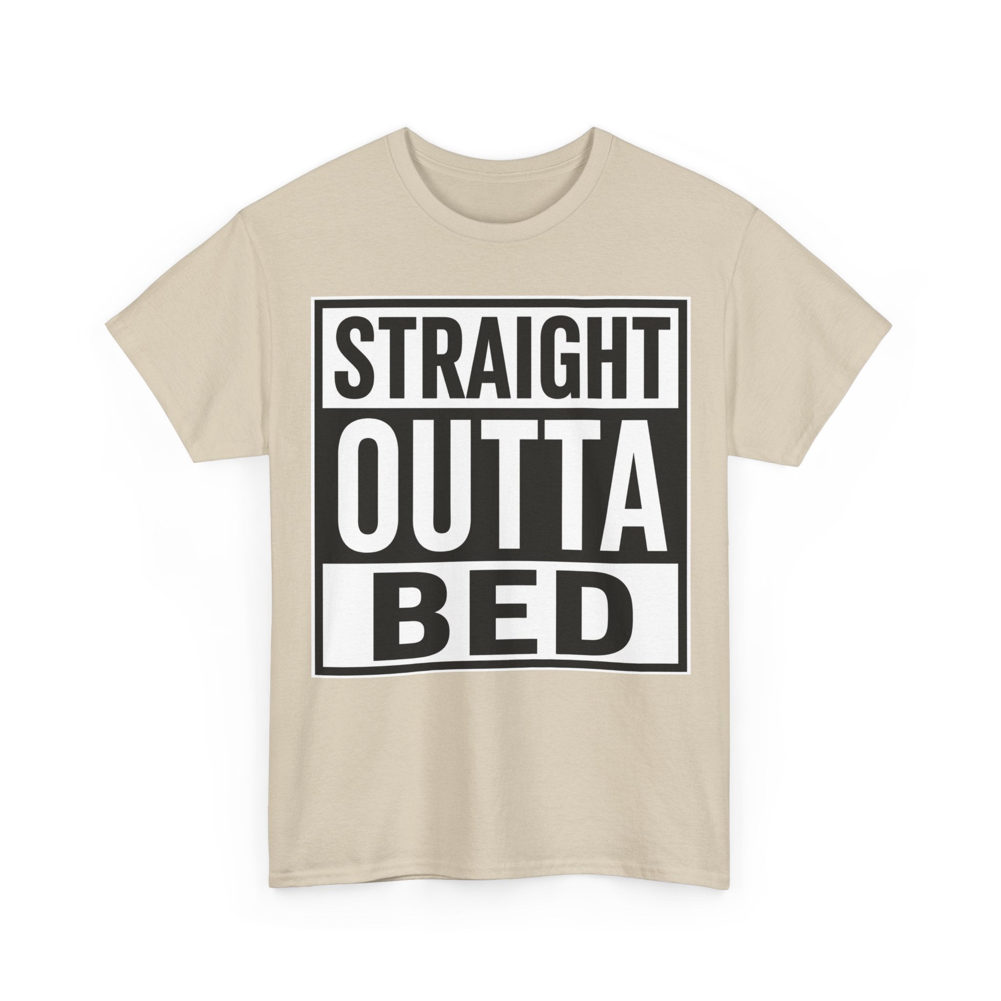Straight Outta Bed T-Shirt — Funny Morning Graphic Tee