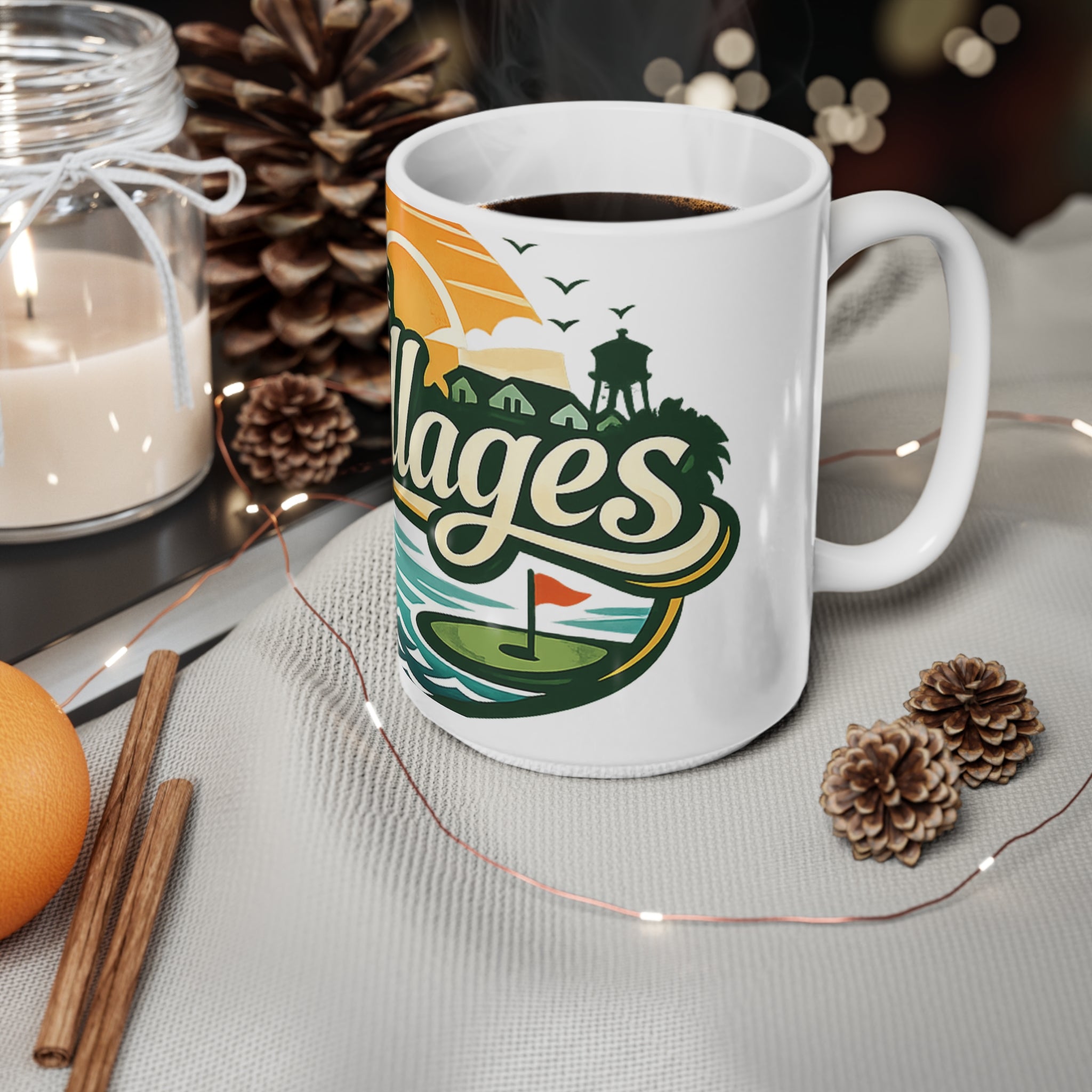 The Villages of Florida Ceramic Coffee Cups, 11oz, 15oz