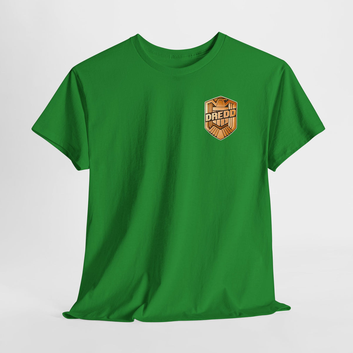 Dredd Shield Badge T-Shirt — Retro Law Enforcement Logo Tee