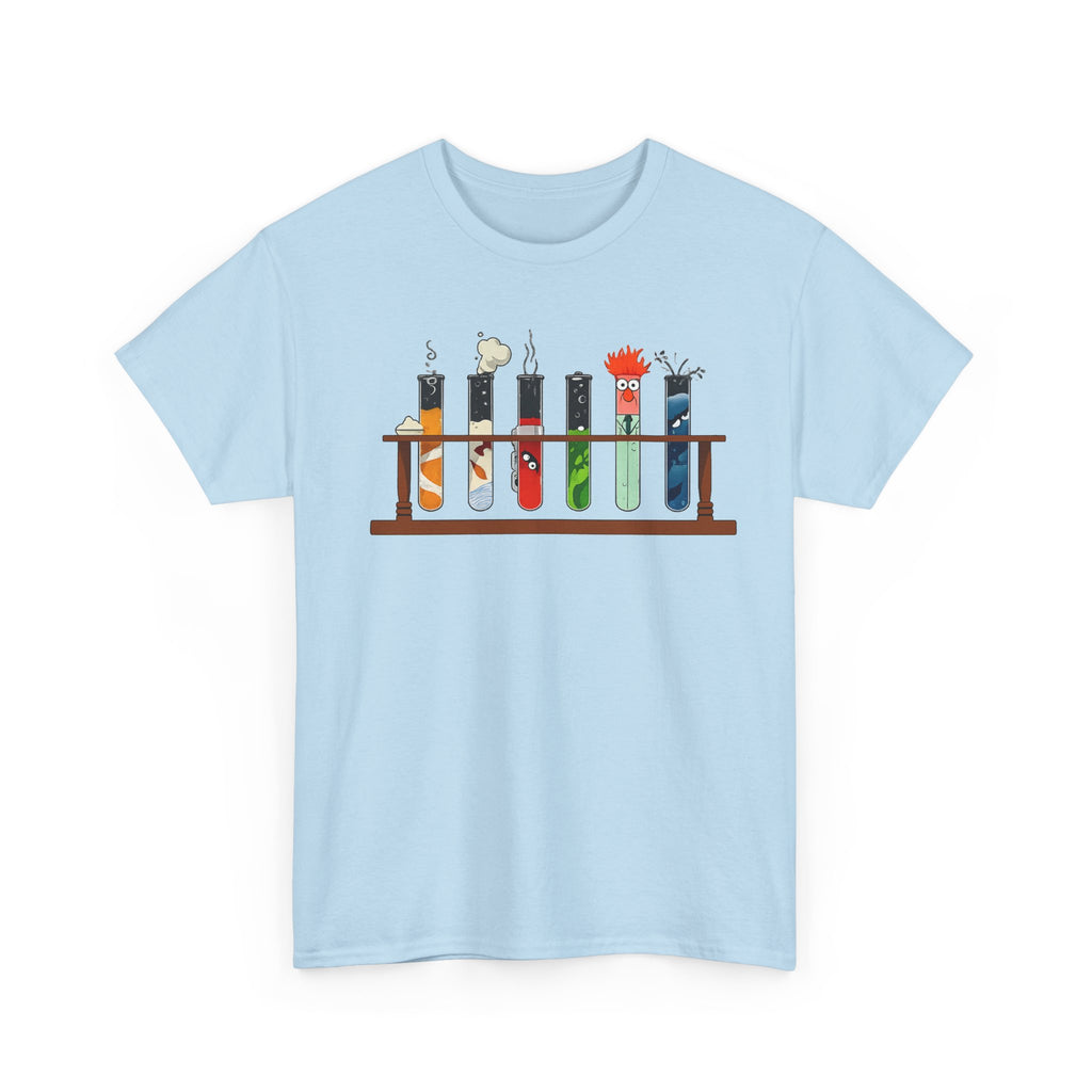 Muppets Beaker Science Test Tube Cats T‑Shirt — Cute Laboratory Cat Illustrations Tee