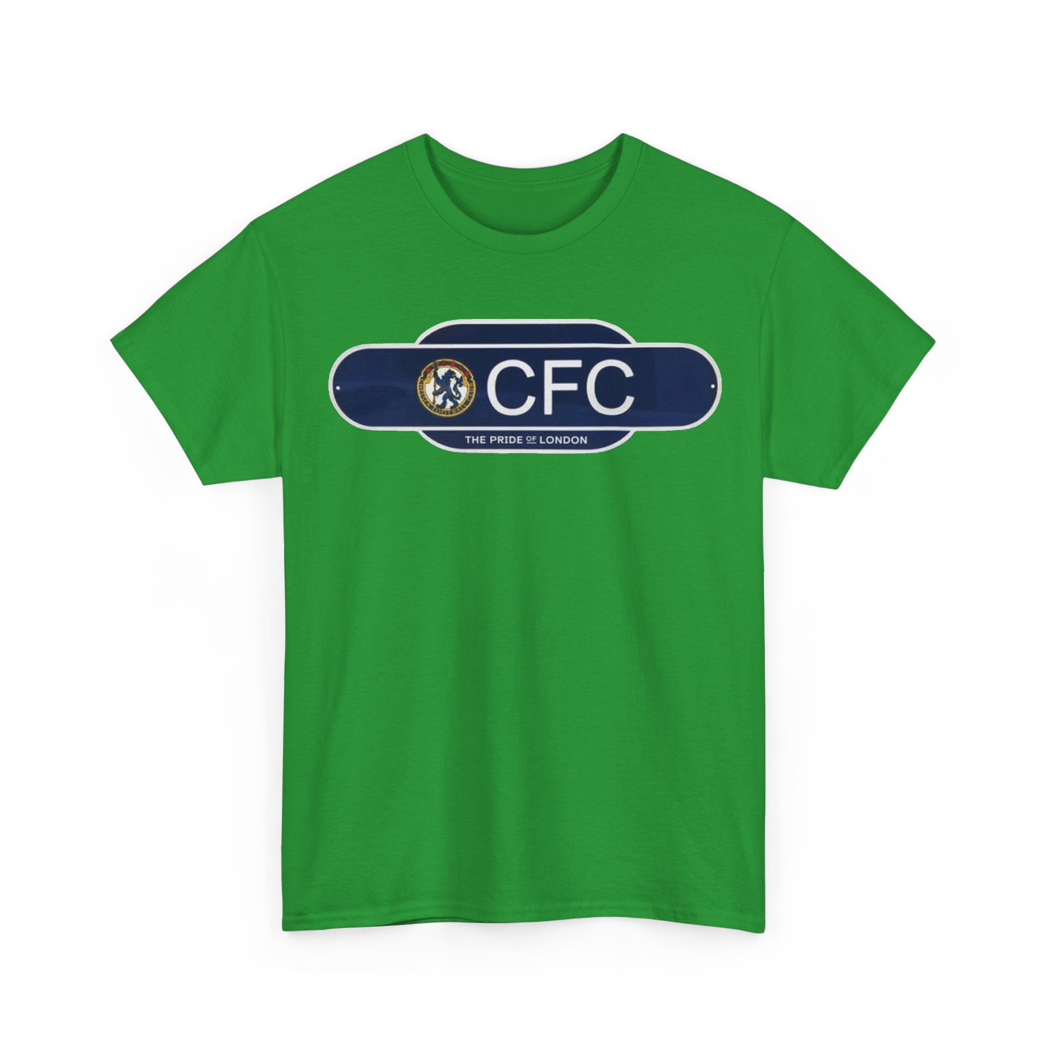 Chelsea Railway Sign Crest Logo T‑Shirt — Retro Football Badge Tee