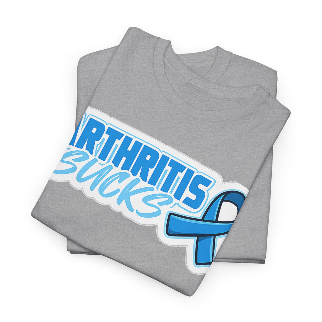 Arthritis Sucks T-Shirt with Awareness Ribbon — Arthritis Support Tee