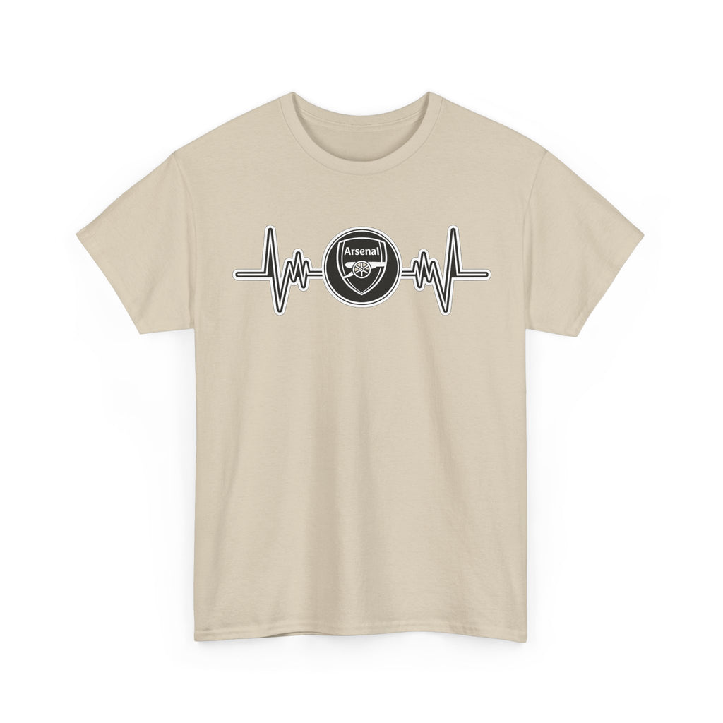 Arsenal Heartbeat T-Shirt — Premier League Fans’ Cotton Tee