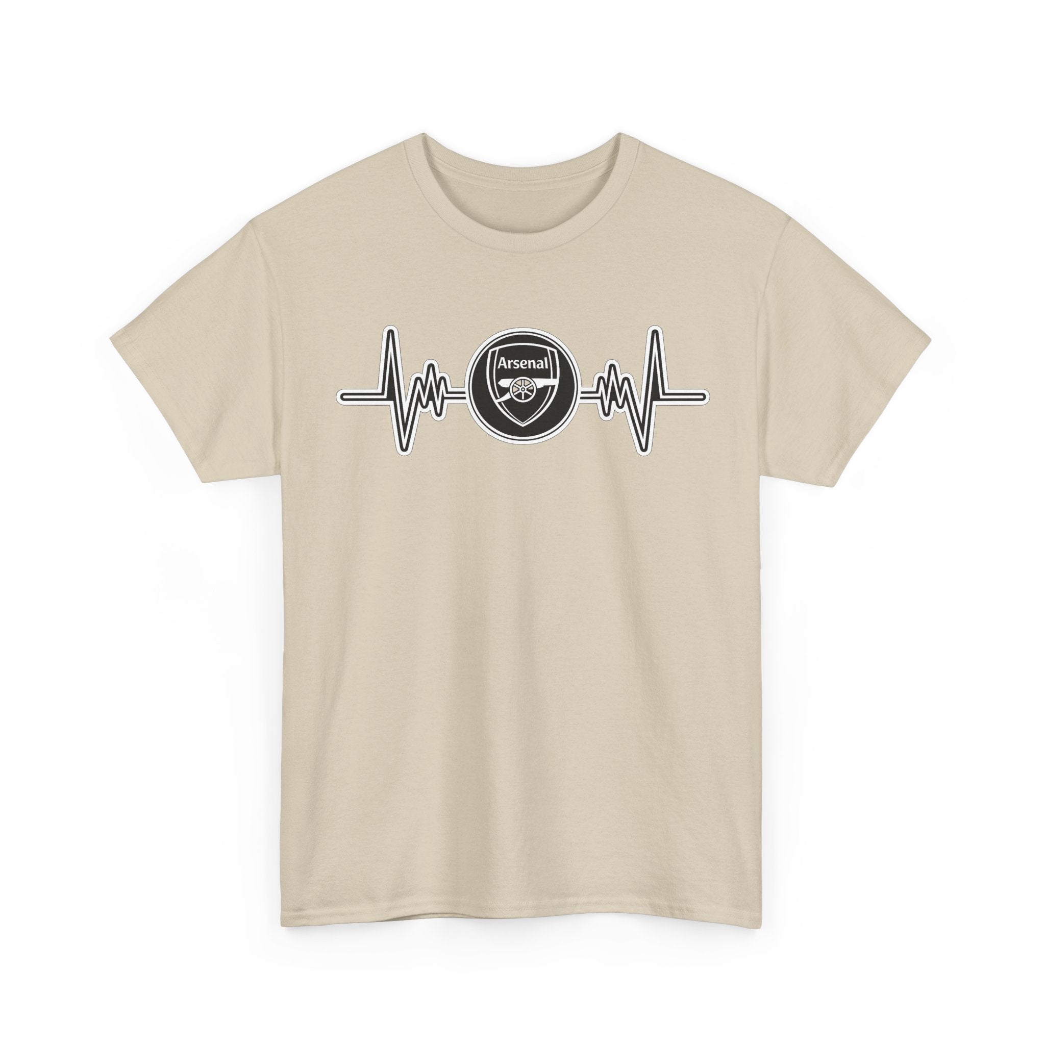 Arsenal Heartbeat T-Shirt — Premier League Fans’ Cotton Tee