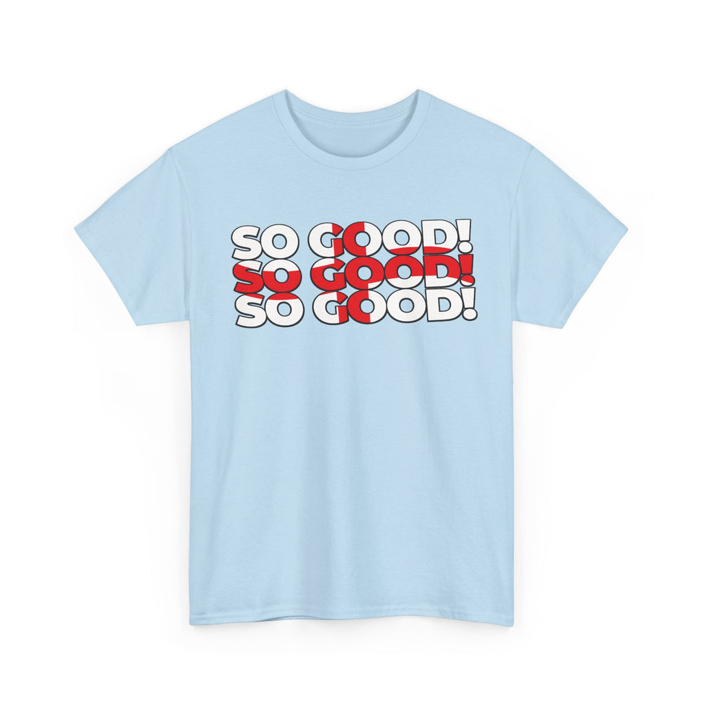 So Good! Retro Text Tee — Graphic White T-Shirt