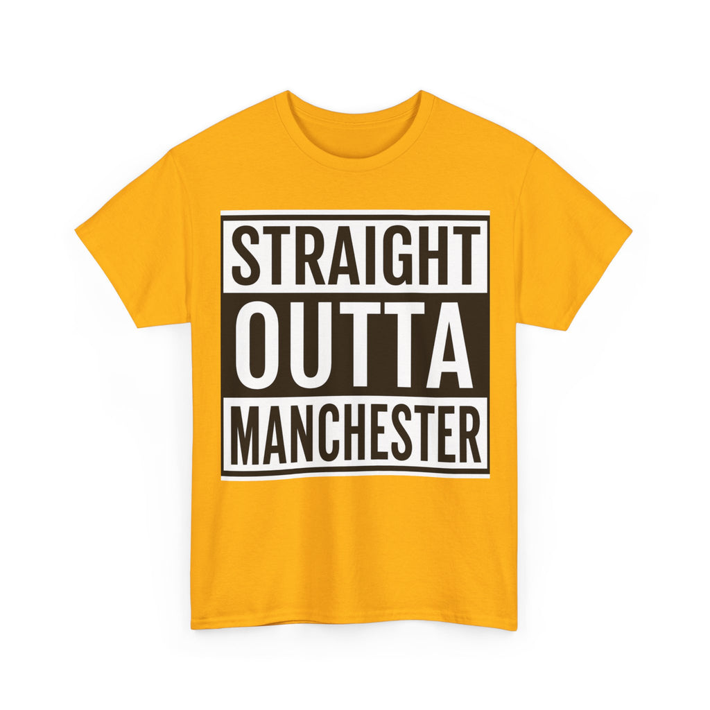 Straight Outta Manchester T-Shirt — Bold City Pride Tee