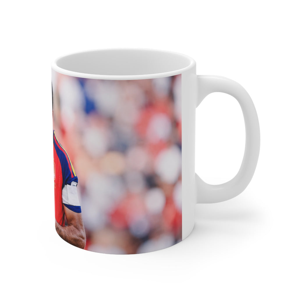 Rodri Manchester City and Spain World Cup Trophy Mug - Ceramic Coffee Cup (11oz & 15oz)