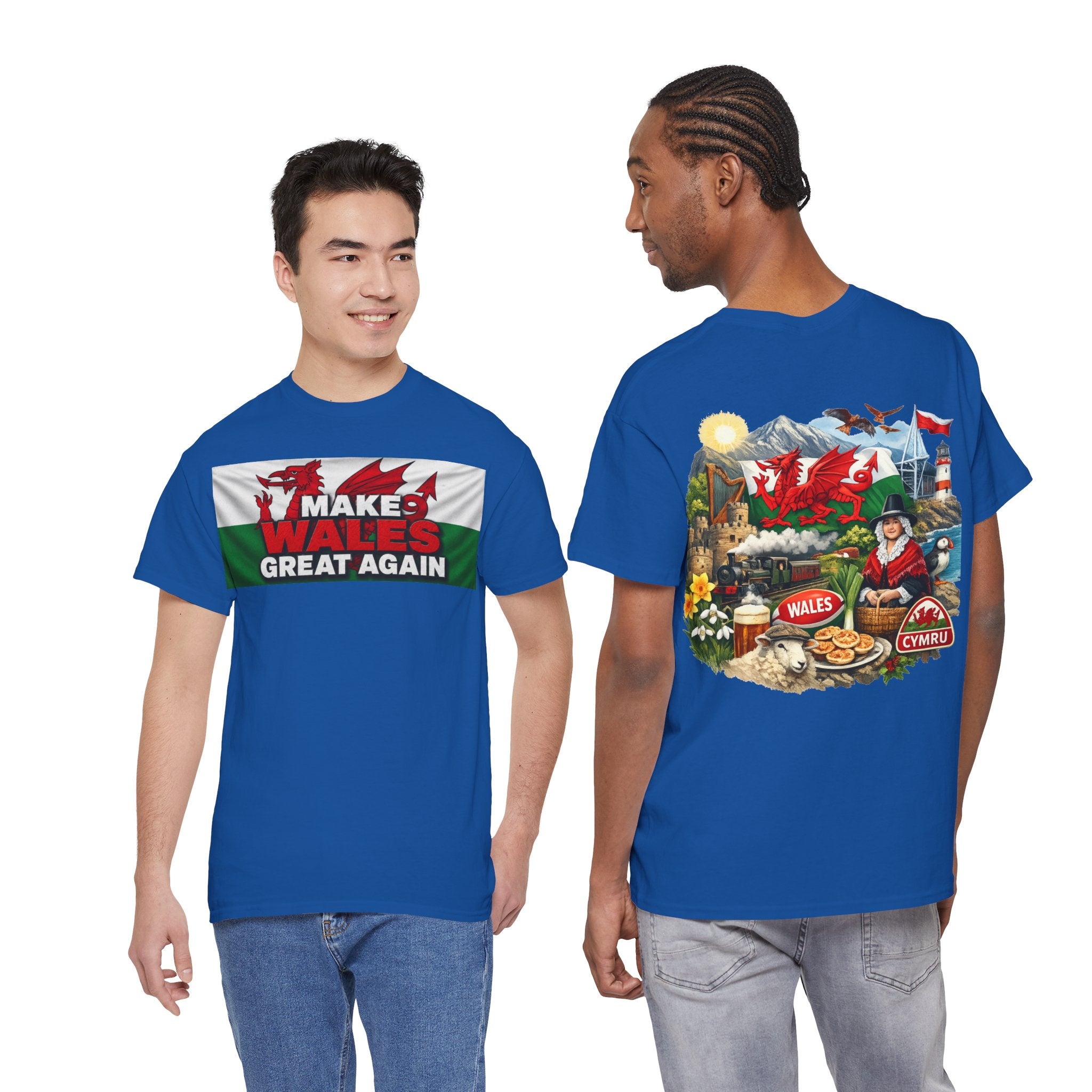 Wales Pride T-Shirt — 'Make Wales Great Again' Welsh Dragon Tee