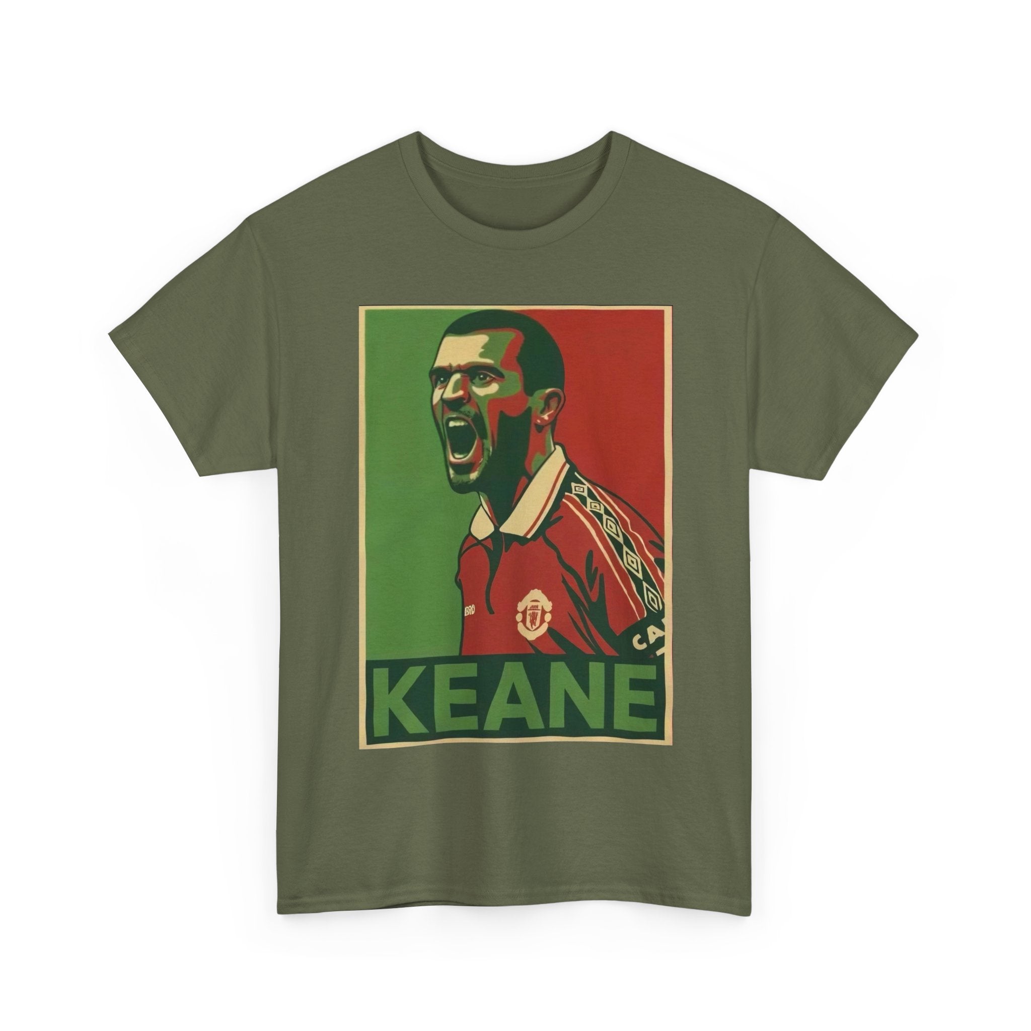 Roy Keane Manchester United Legend Retro Football Tee