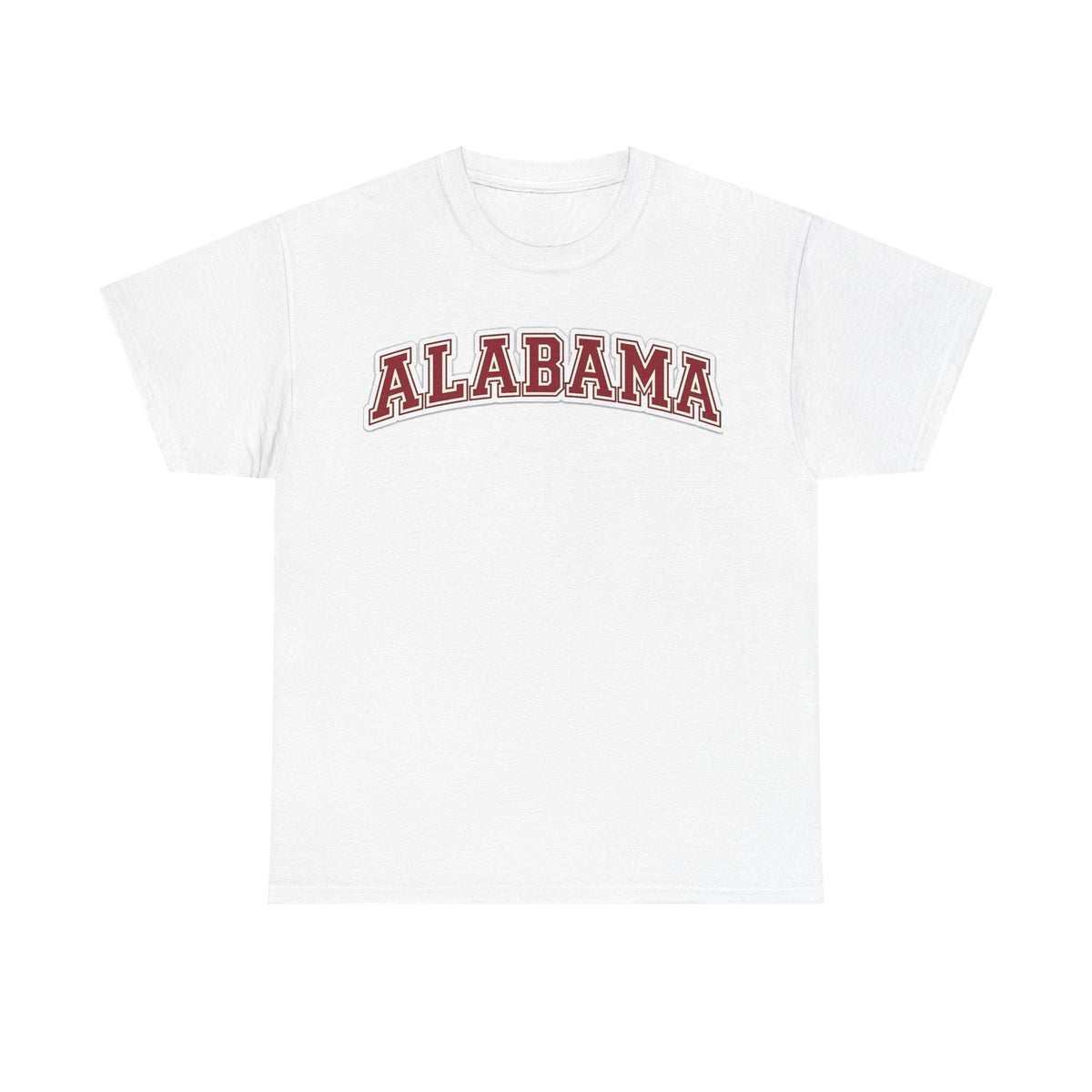 Alabama Arch Logo Tee – Crimson College Pride T‑Shirt