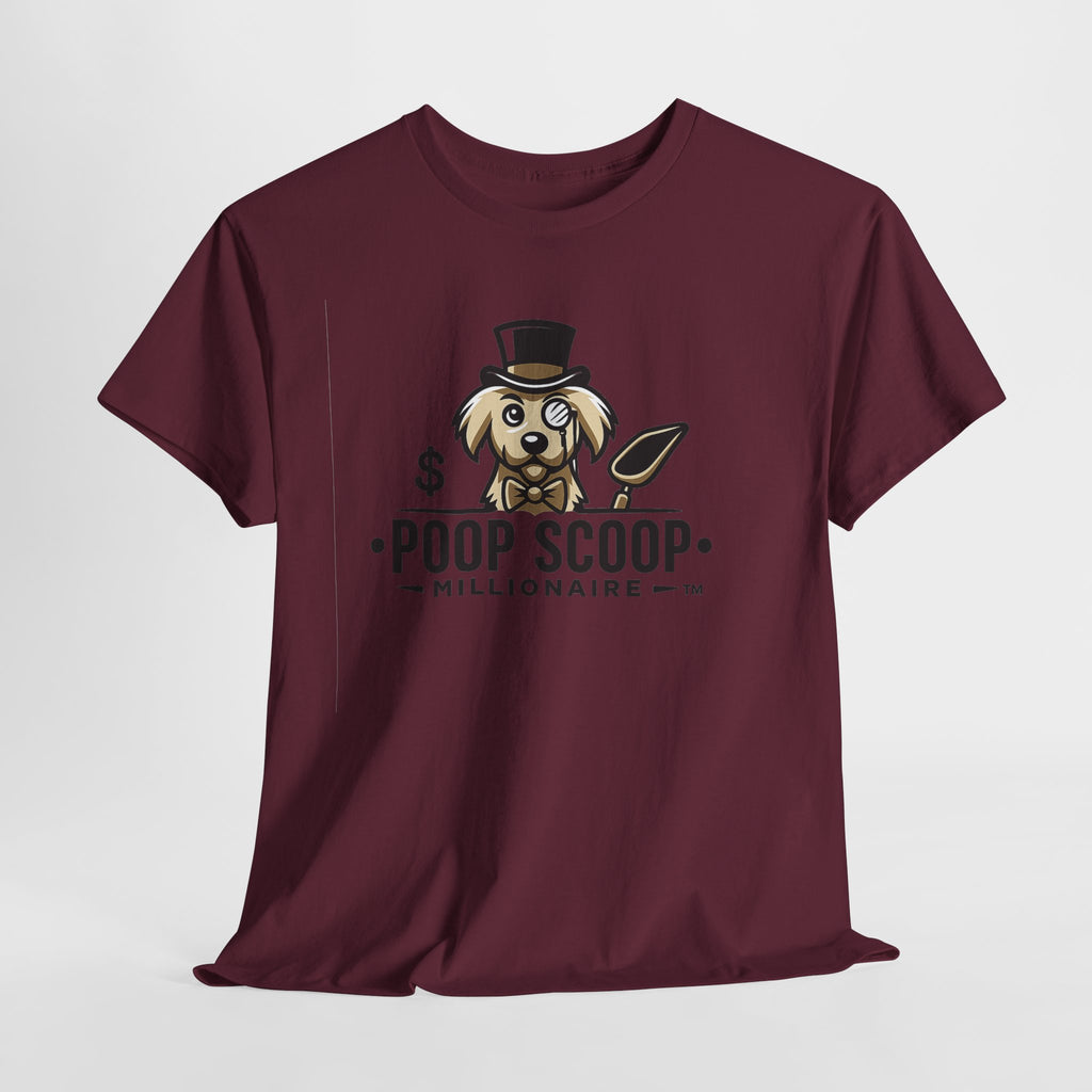 Poop Scoop Millionaire T-Shirt — Funny Dog Poop Scooping Tee