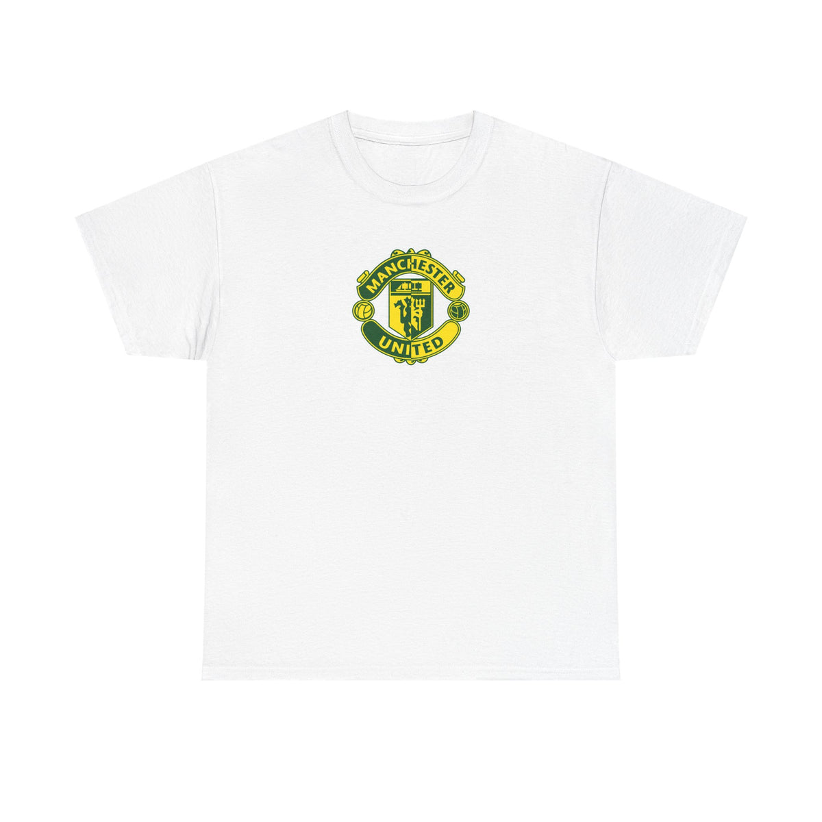 Manchester United Retro Crest Cotton T-Shirt