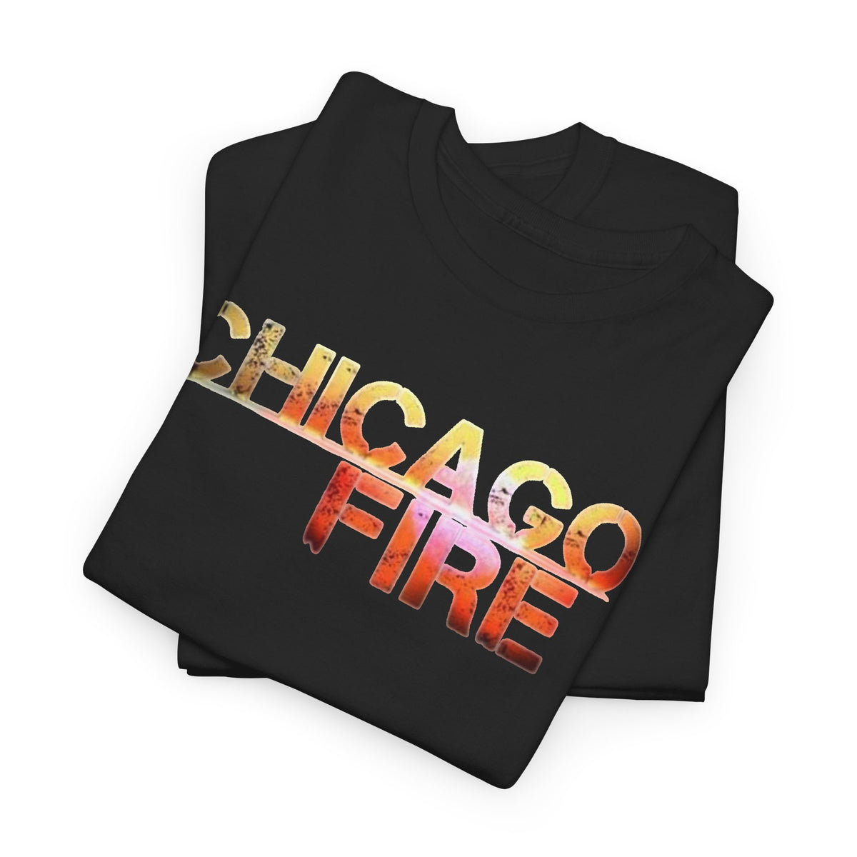 Chicago Fire Inspired Vintage Logo Cotton T‑Shirt
