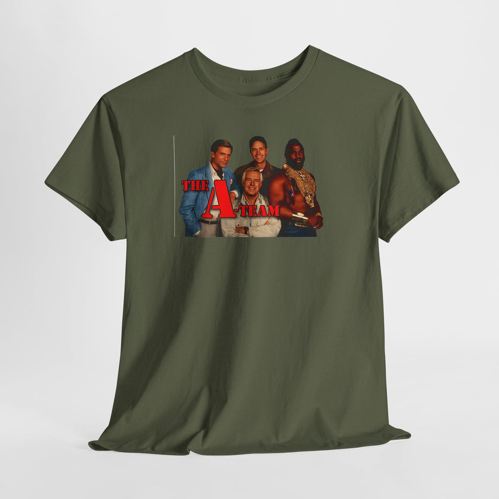 A-Team Graphic Tee — Retro TV Series Logo & Character Poster T-Shirt