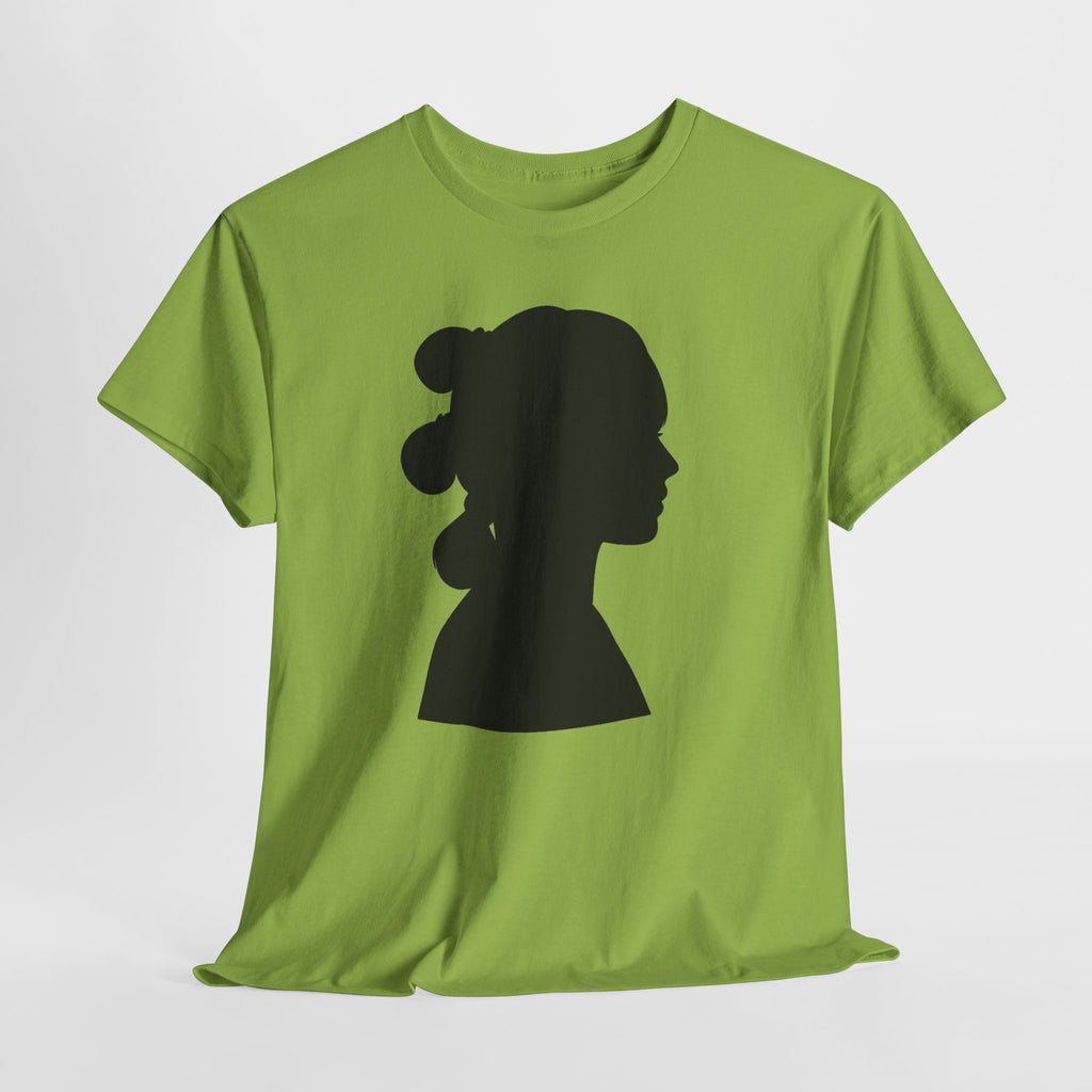 Princess Leia Star Wars Silhouette Profile Tee — Classic Portrait T‑Shirt