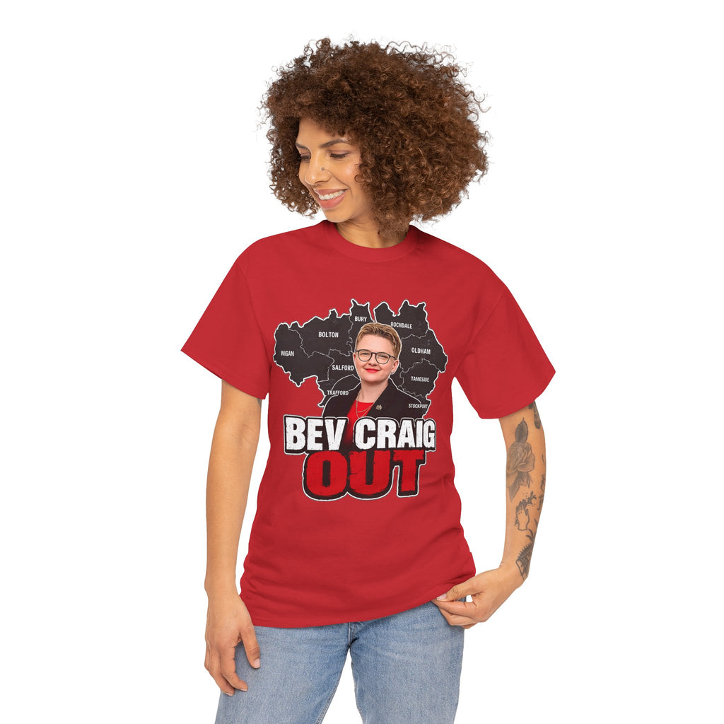 Bev Craig Out Greater Manchester Mayor Tee / T-Shirt
