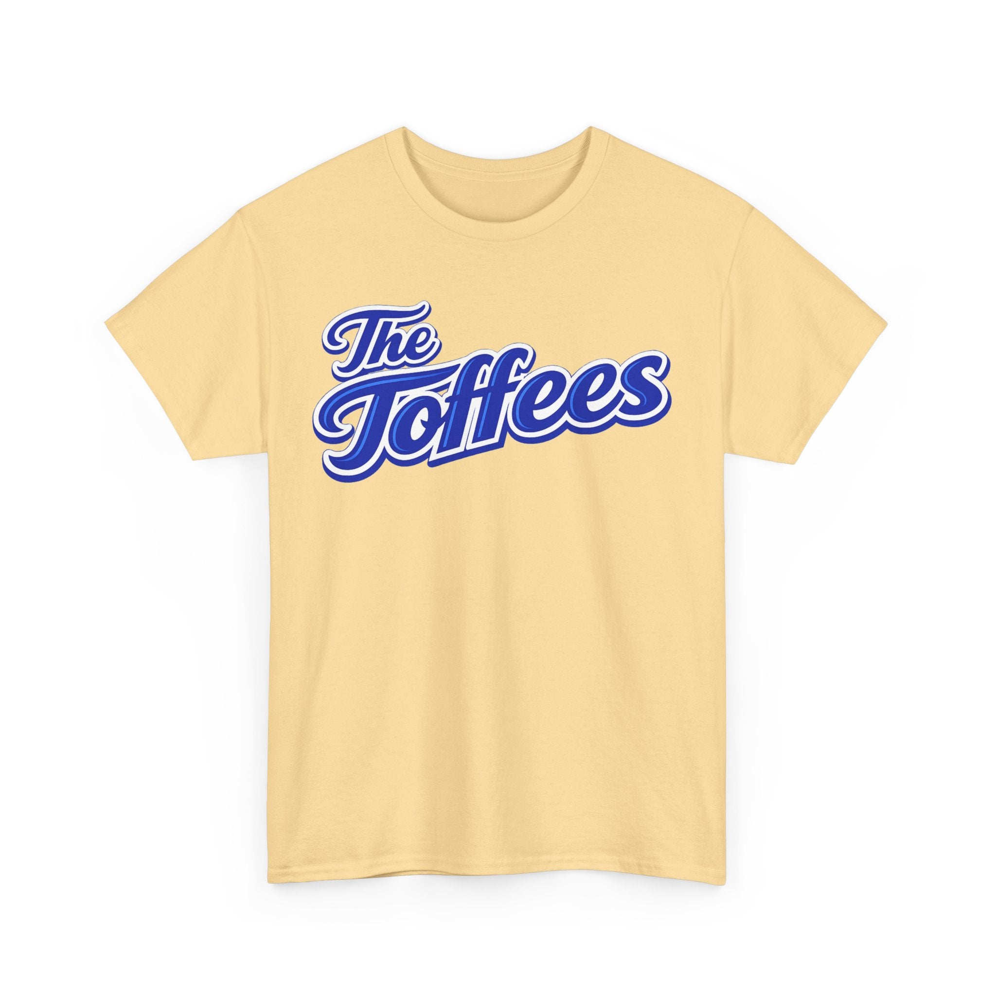 The Toffees Script Tee — Vintage Blue Logo T-Shirt