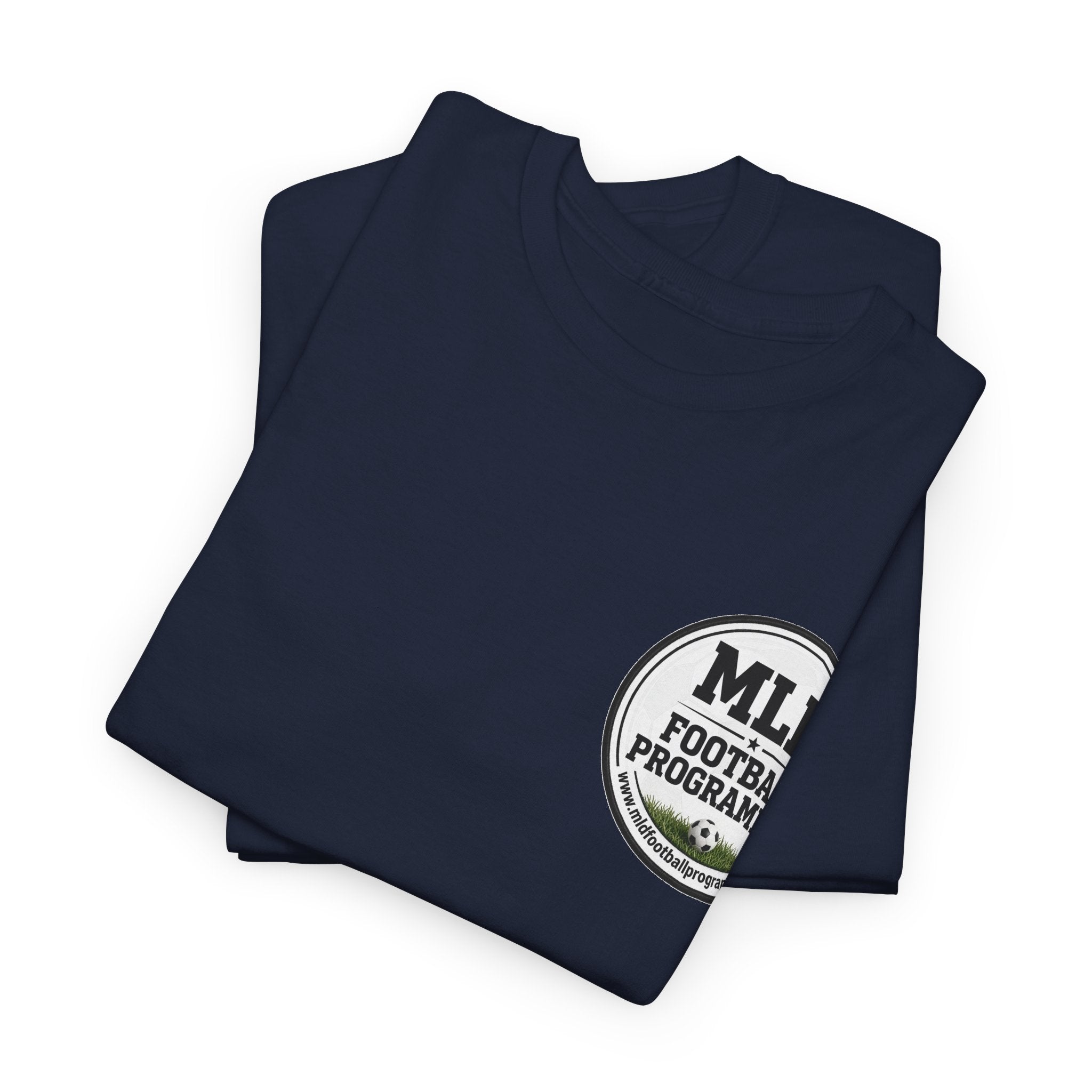 MLD Football Programmes Tee - Retro Logo Chest T-Shirt