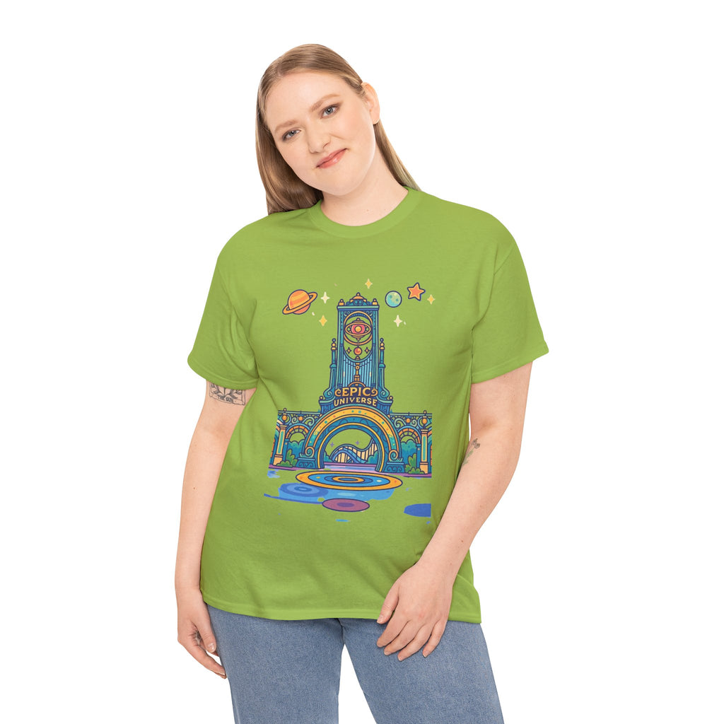 Universal Studios Family Vacation T-Shirt — Retro Space Theater Graphic Tee