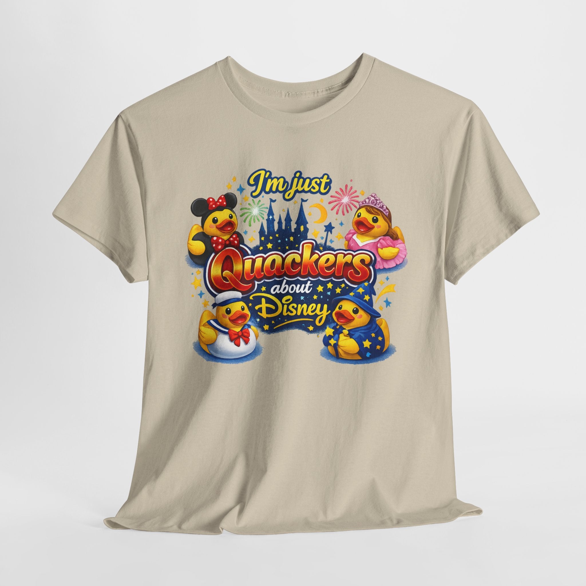 Quackers About Disney Rubber Duck Tee — "I'm Just Quackers About Disney" Graphic T-Shirt