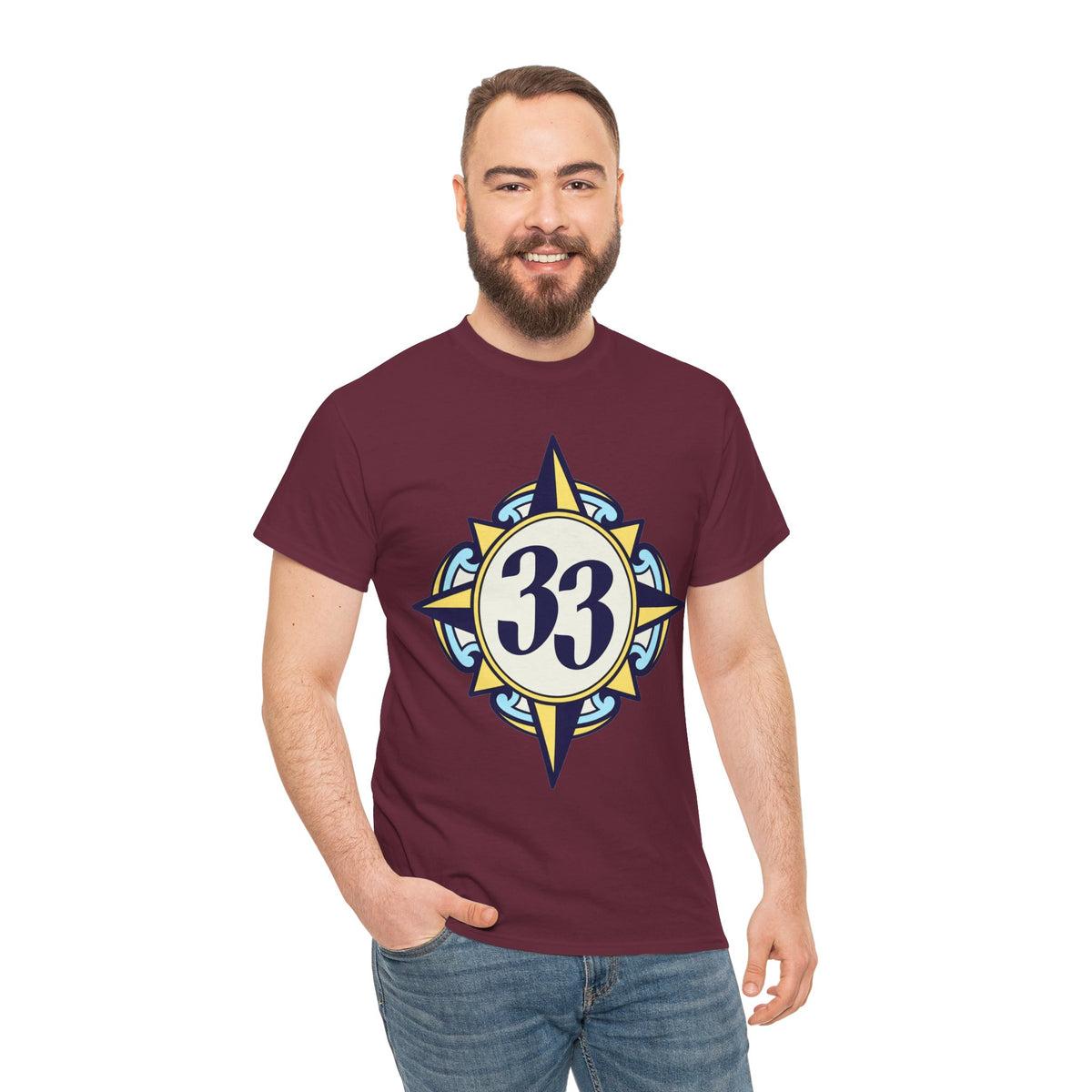 33 Compass Disney Inspired Tee - Nautical Retro Compass Graphic T-Shirt