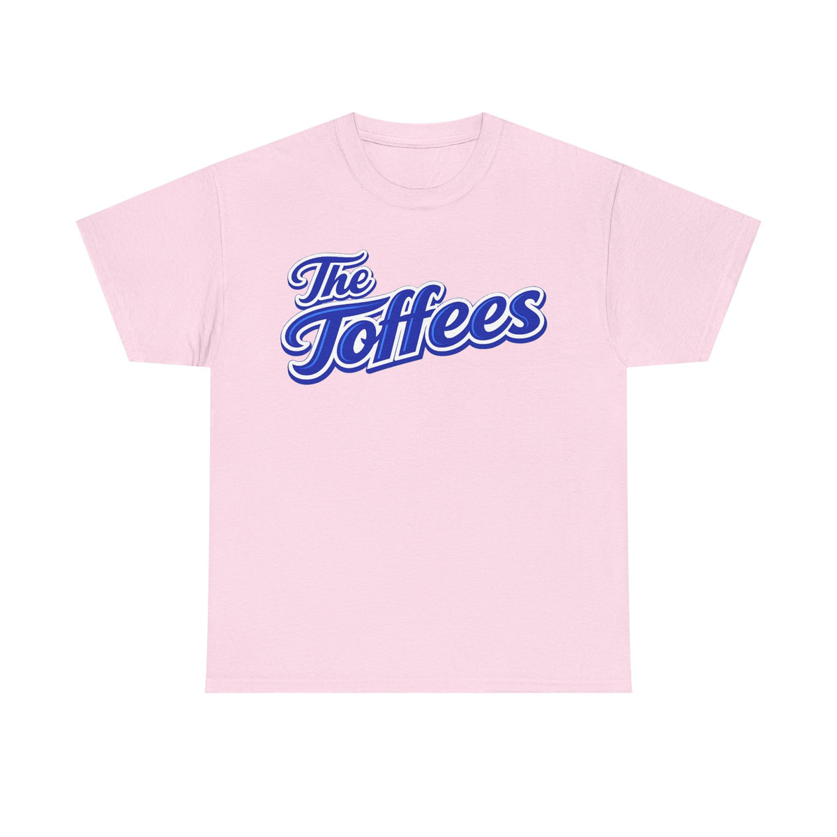 The Toffees Script Tee — Vintage Blue Logo T-Shirt