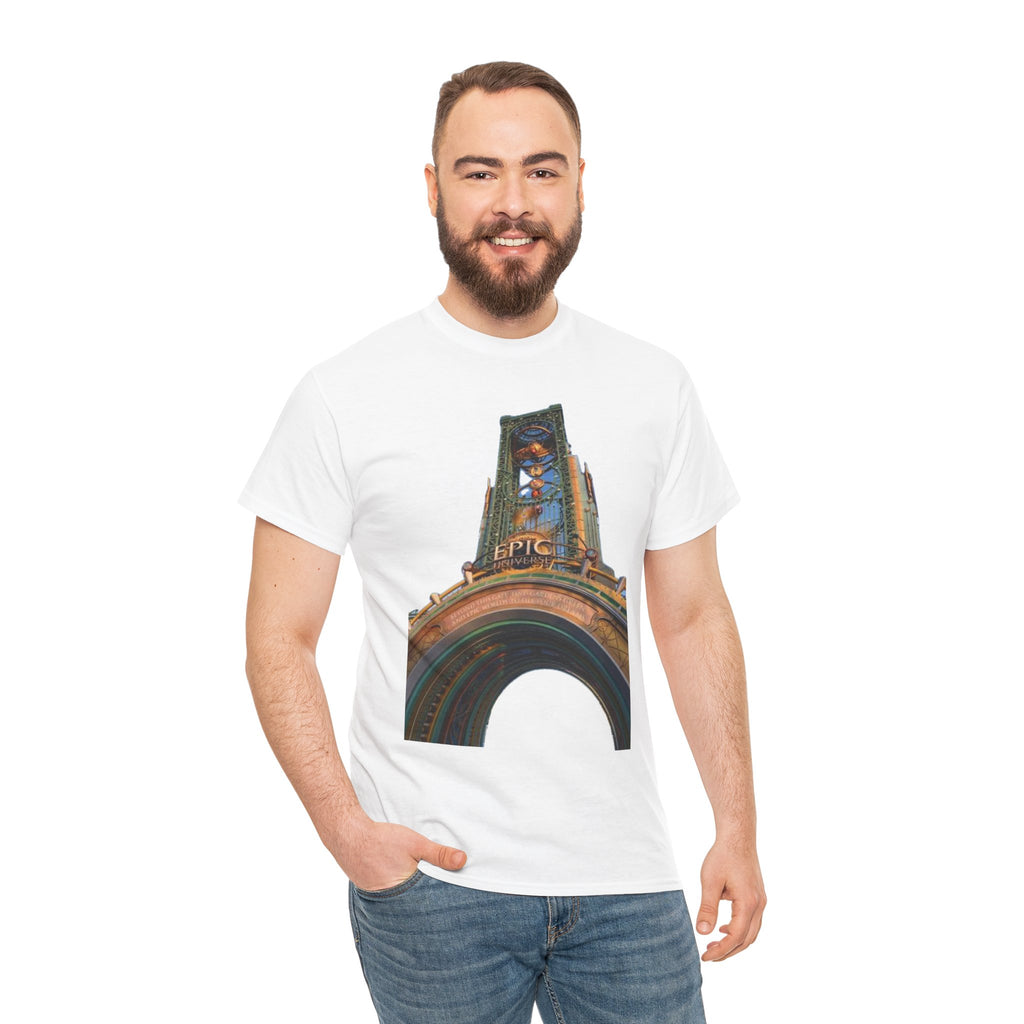 Epci Universe Vintage Theater Arch Graphic Tee — 'Epic' Retro Marquee T-Shirt