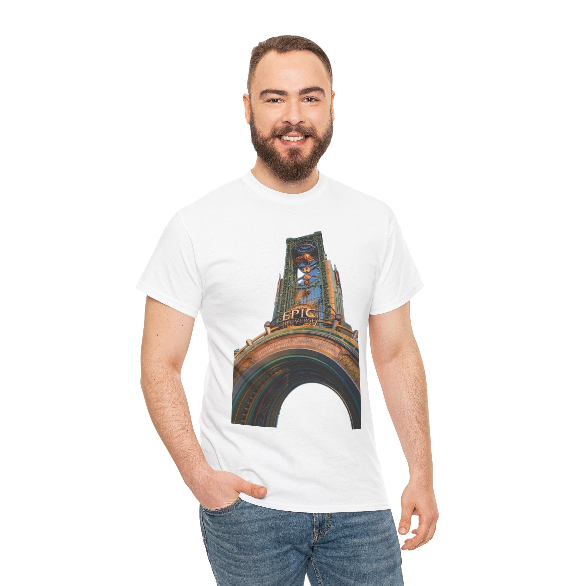 Epci Universe Vintage Theater Arch Graphic Tee — 'Epic' Retro Marquee T-Shirt