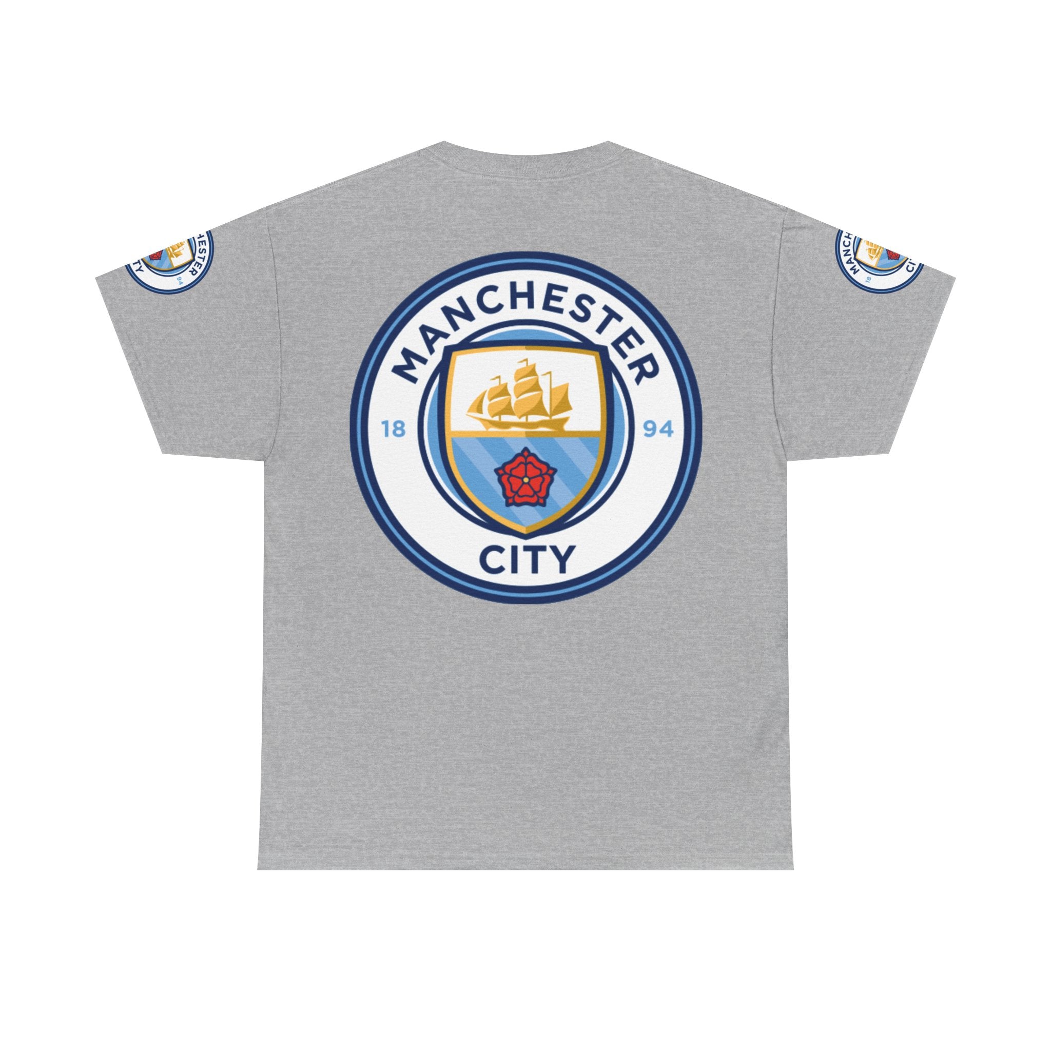 Manchester City Crest T-Shirt — Football Club Logo Tee