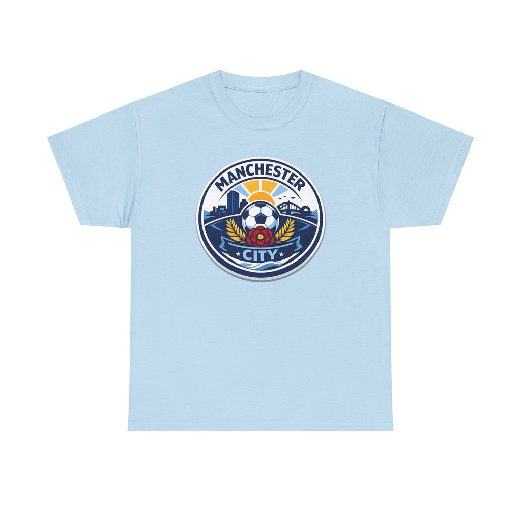 Manchester City Unofficial Soccer Logo T-Shirt — Football Fan Tee