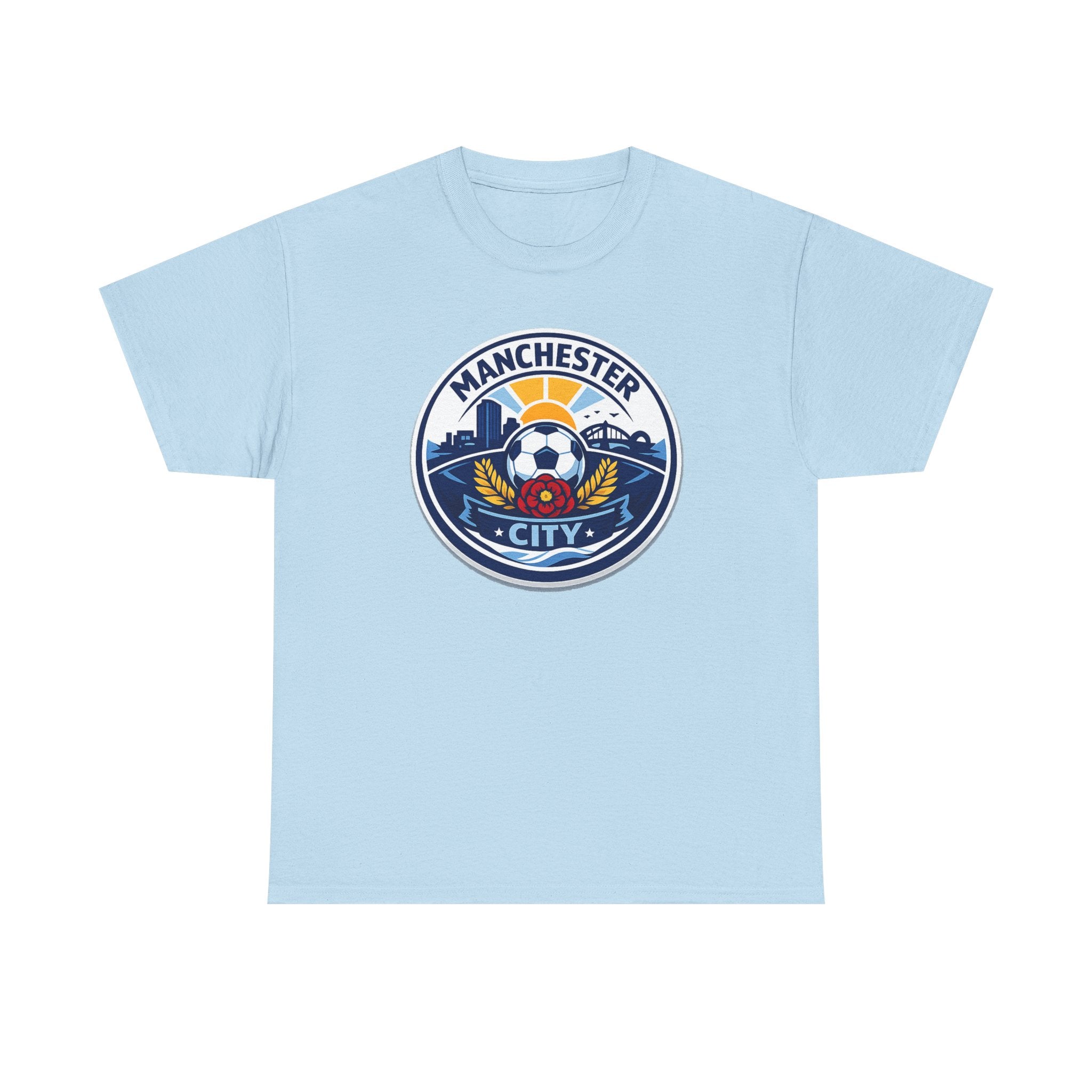 Manchester City Unofficial Soccer Logo T-Shirt — Football Fan Tee