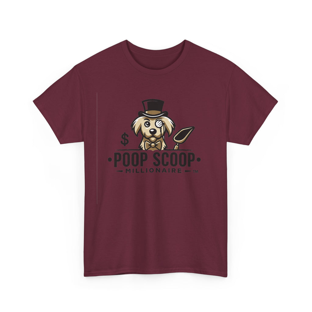 Poop Scoop Millionaire T-Shirt — Funny Dog Poop Scooping Tee