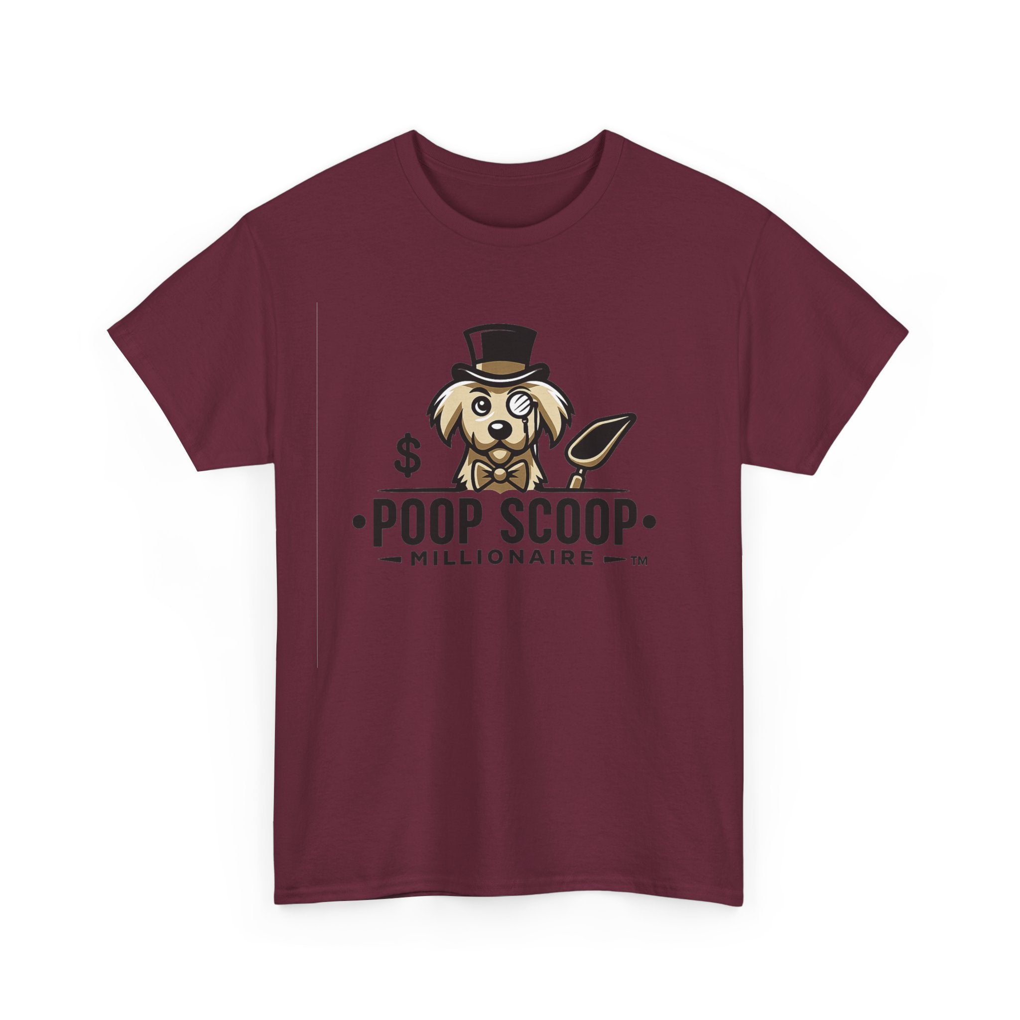 Poop Scoop Millionaire T-Shirt — Funny Dog Poop Scooping Tee