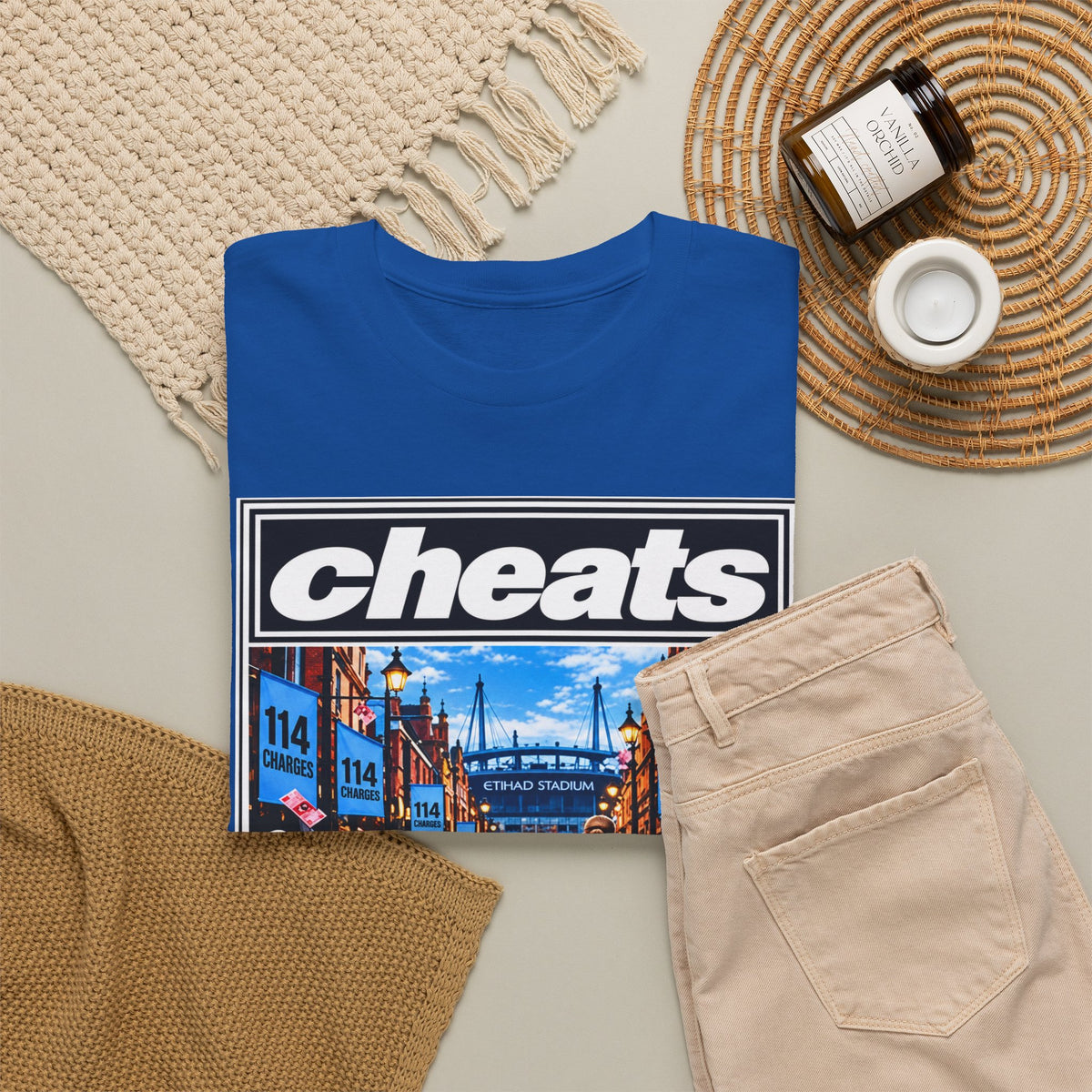 Cheats “What’s the Story? Tainted Glory?” Sports Graphic Cotton T-Shirt