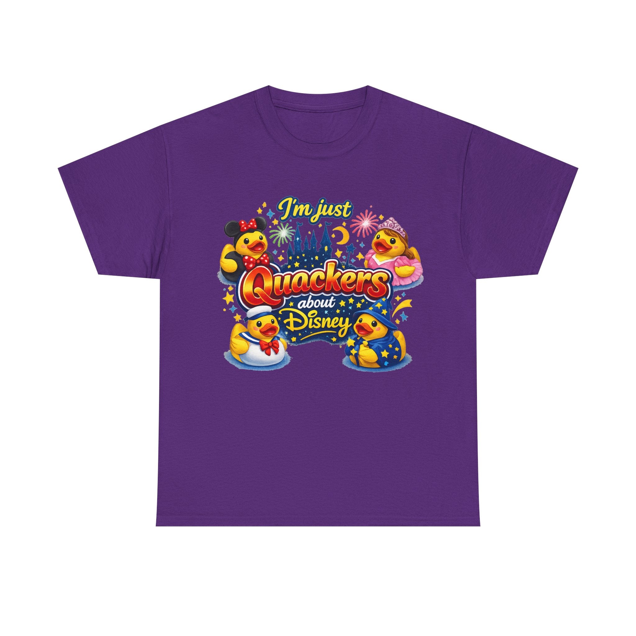 Quackers About Disney Rubber Duck Tee — "I'm Just Quackers About Disney" Graphic T-Shirt