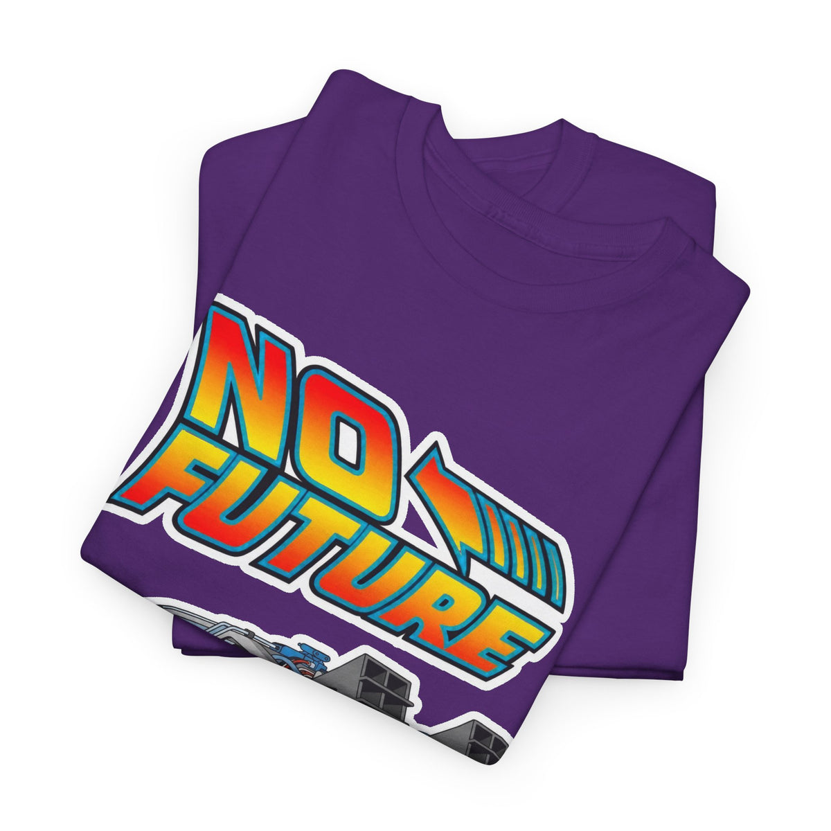 No Future DeLorean Cotton T-Shirt