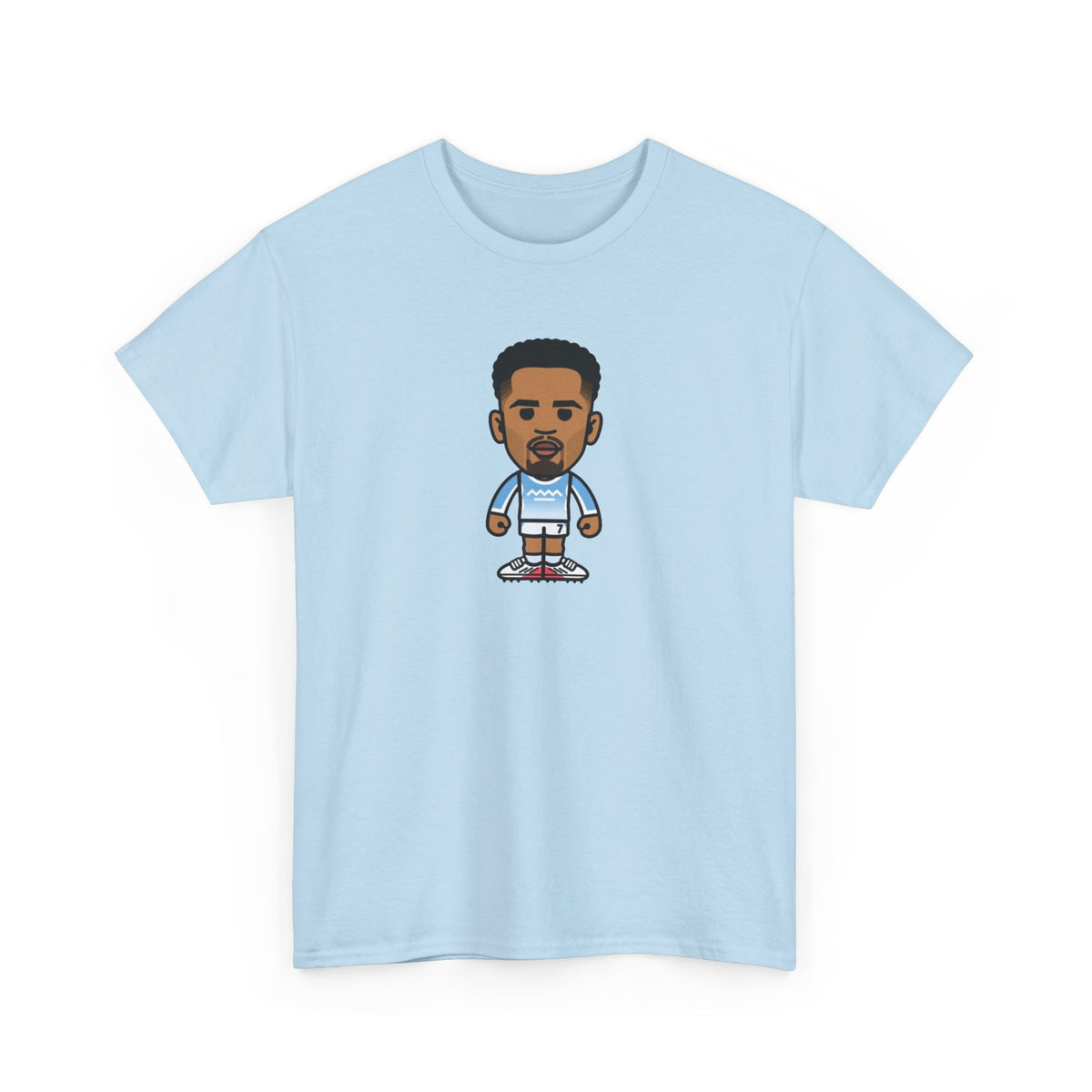 Iliman Ndiaye Manchester City Cartoon Cotton T-Shirt