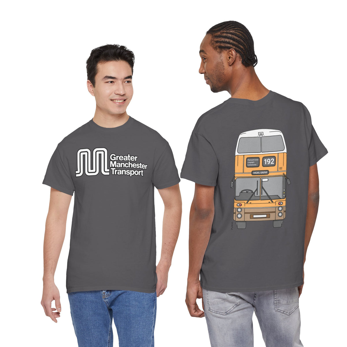 Greater Manchester Transport Tee – Vintage Bus Graphic T-Shirt